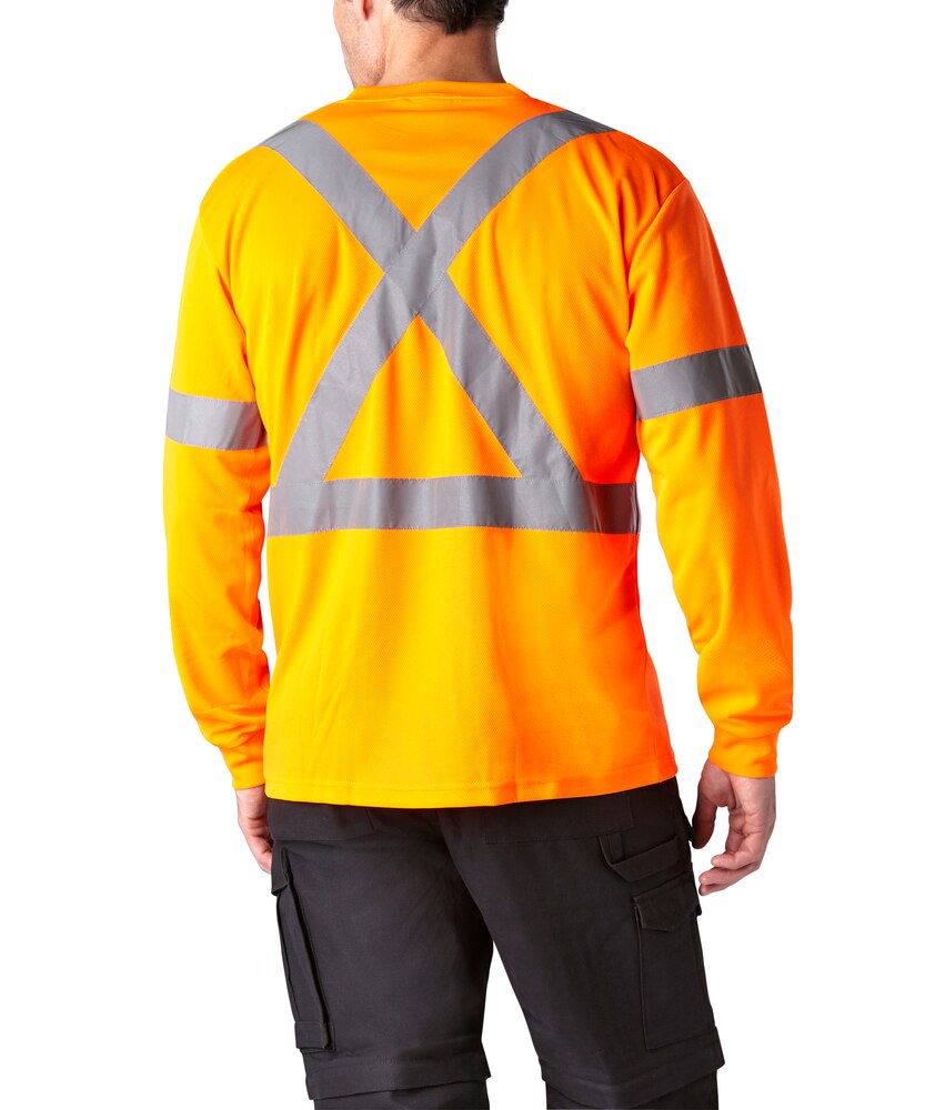 Coolworks Men's Lime Hi-Vis Long Sleeve T-Shirt