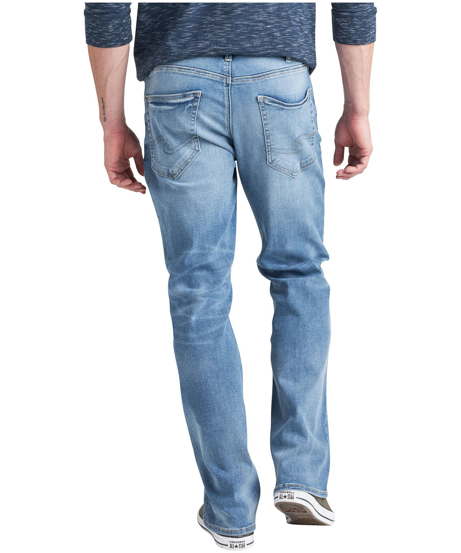 Silver Men's Zac Straight Leg Relaxed Fit Jeans