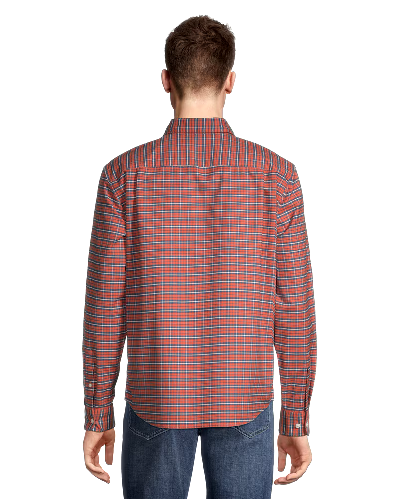 Denver Hayes Men's Classic Fit Long Sleeve Oxford Casual Shirt