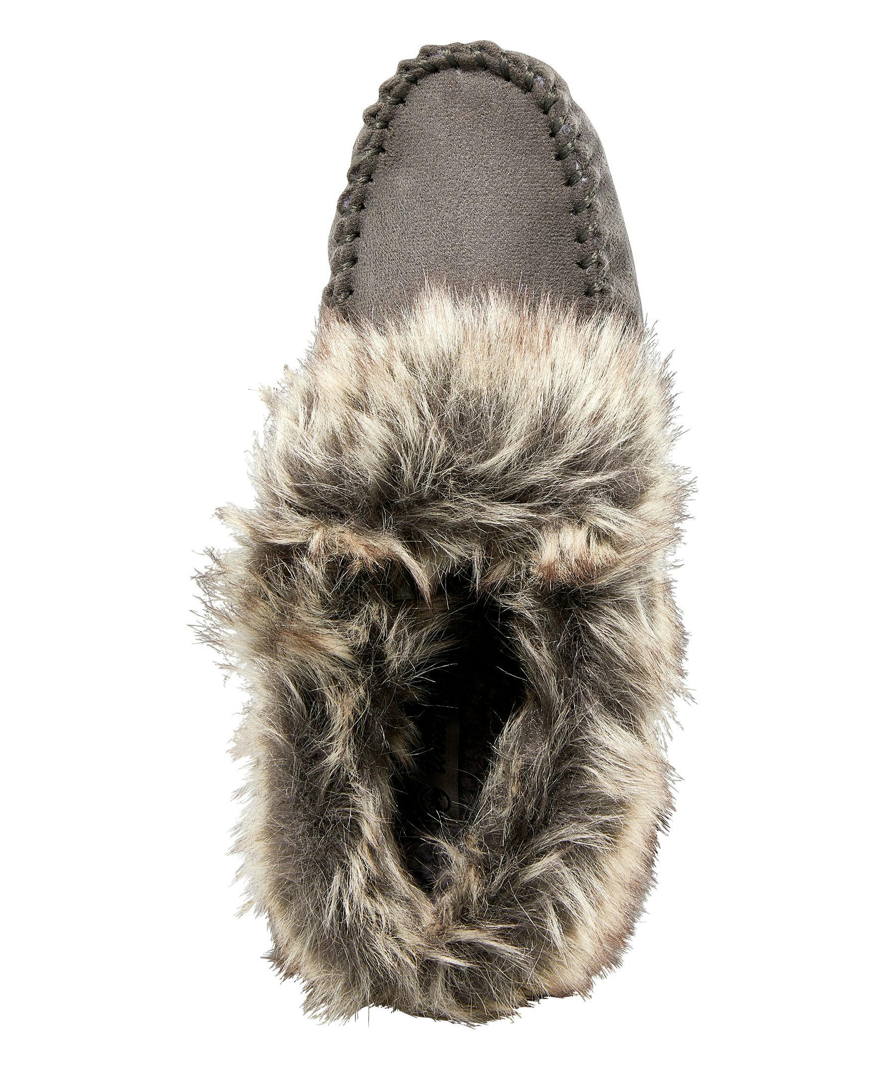 WindRiver Women's Faux Fur Trimmed Slippers