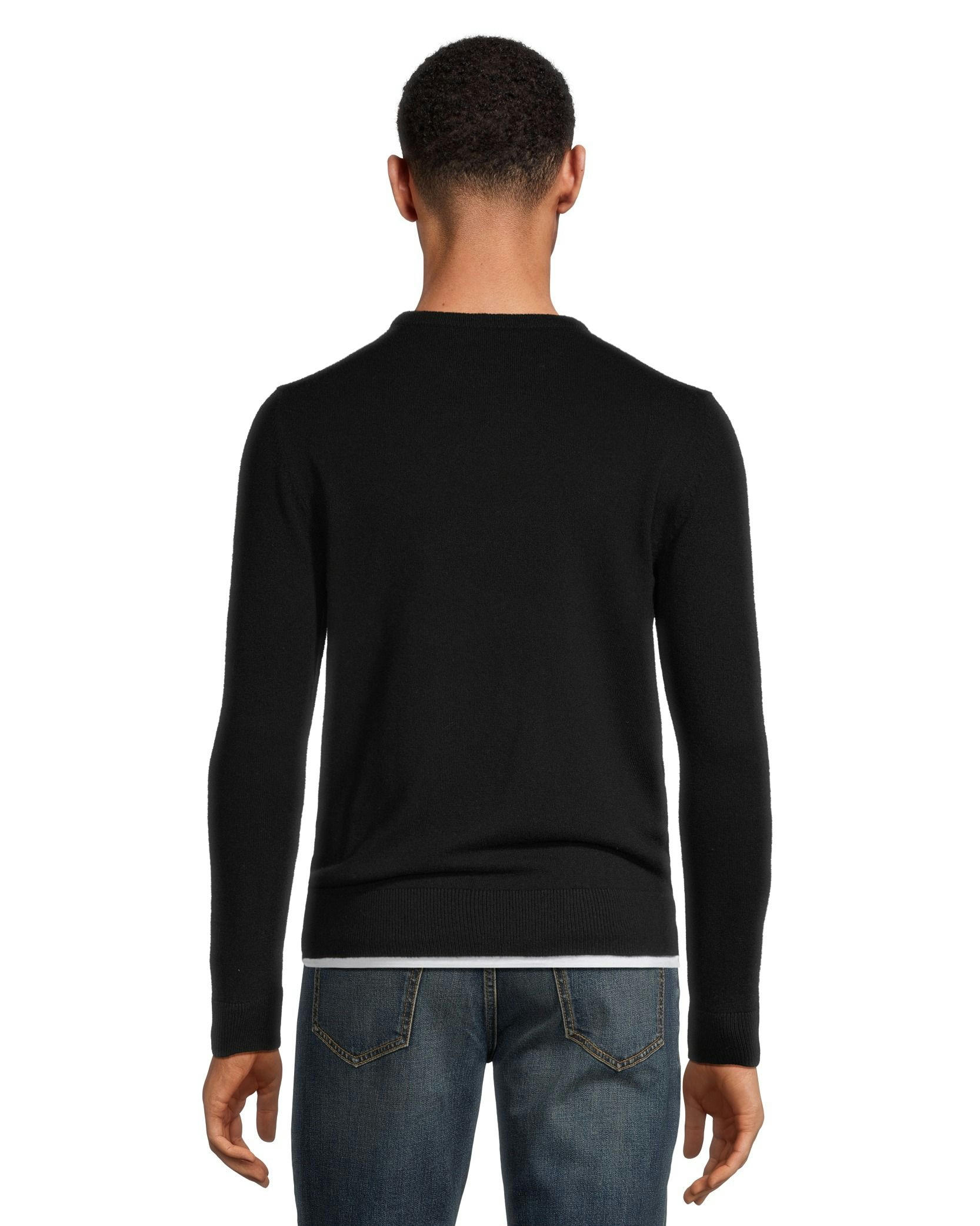 Denver Hayes Men's Cashmere Merino Crewneck Sweater