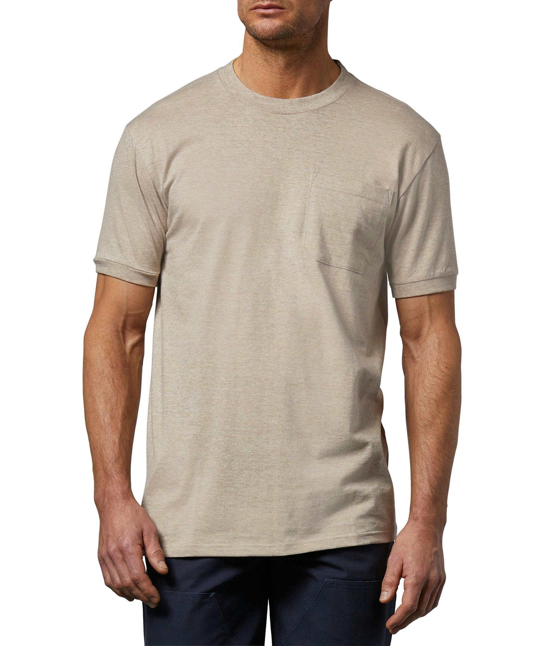 Aggressor Men's Crewneck Work T-Shirt With FRESHTECH