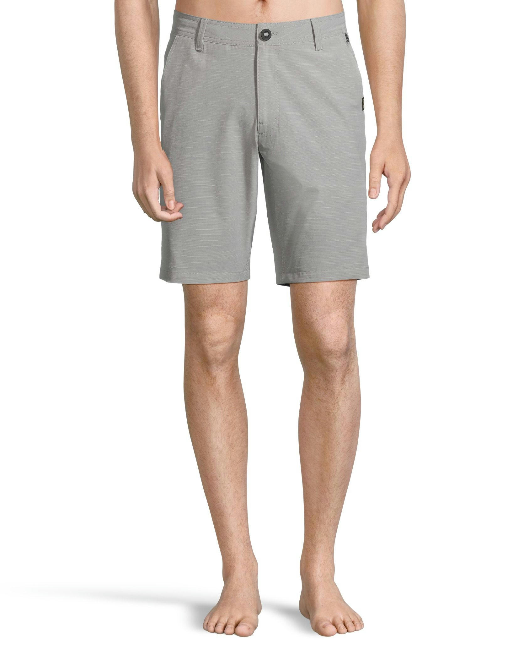 FarWest Men's End on End Stretch Textured Hybrid Shorts