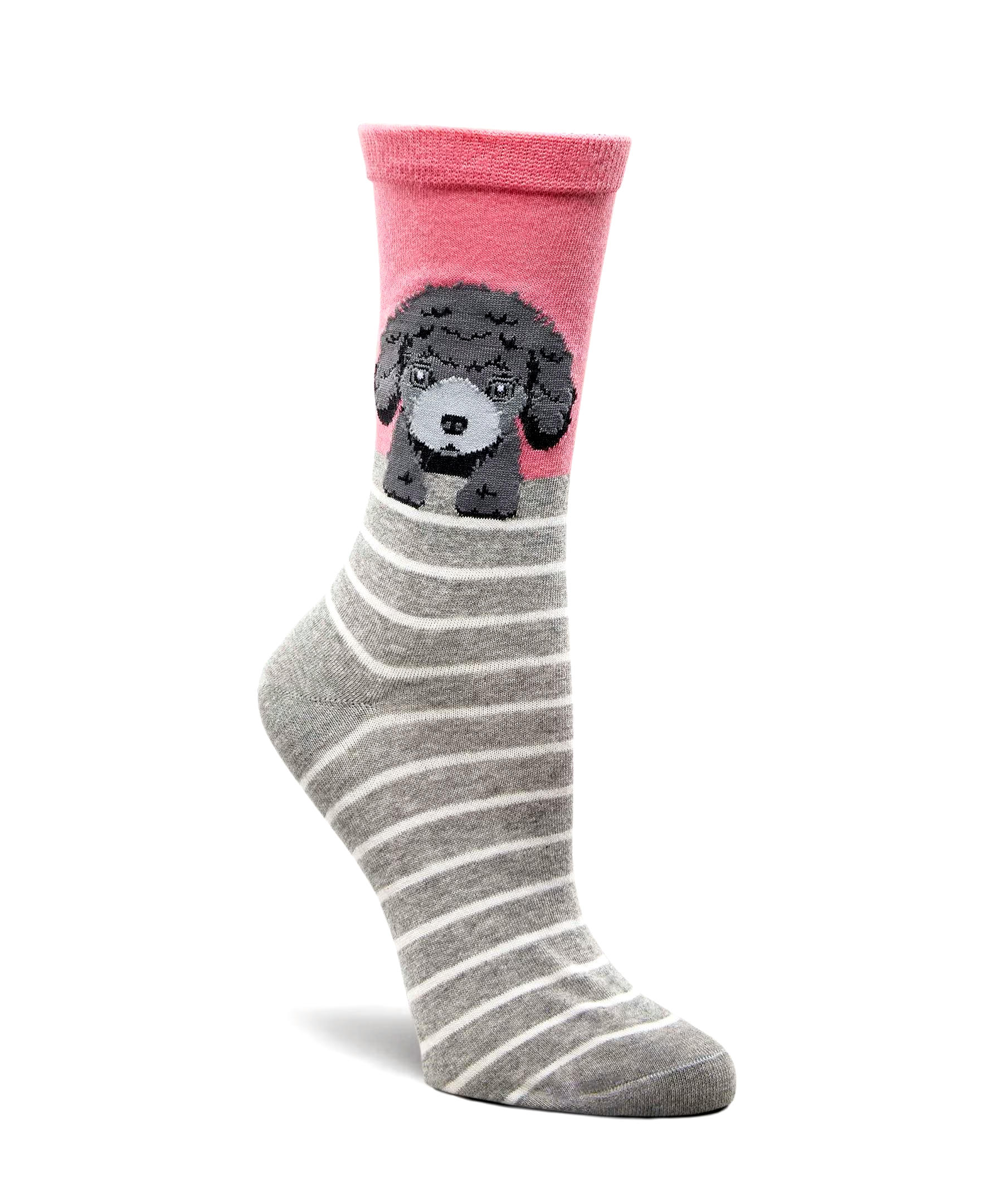 Denver Hayes Women's Crew Patterned Cotton Socks