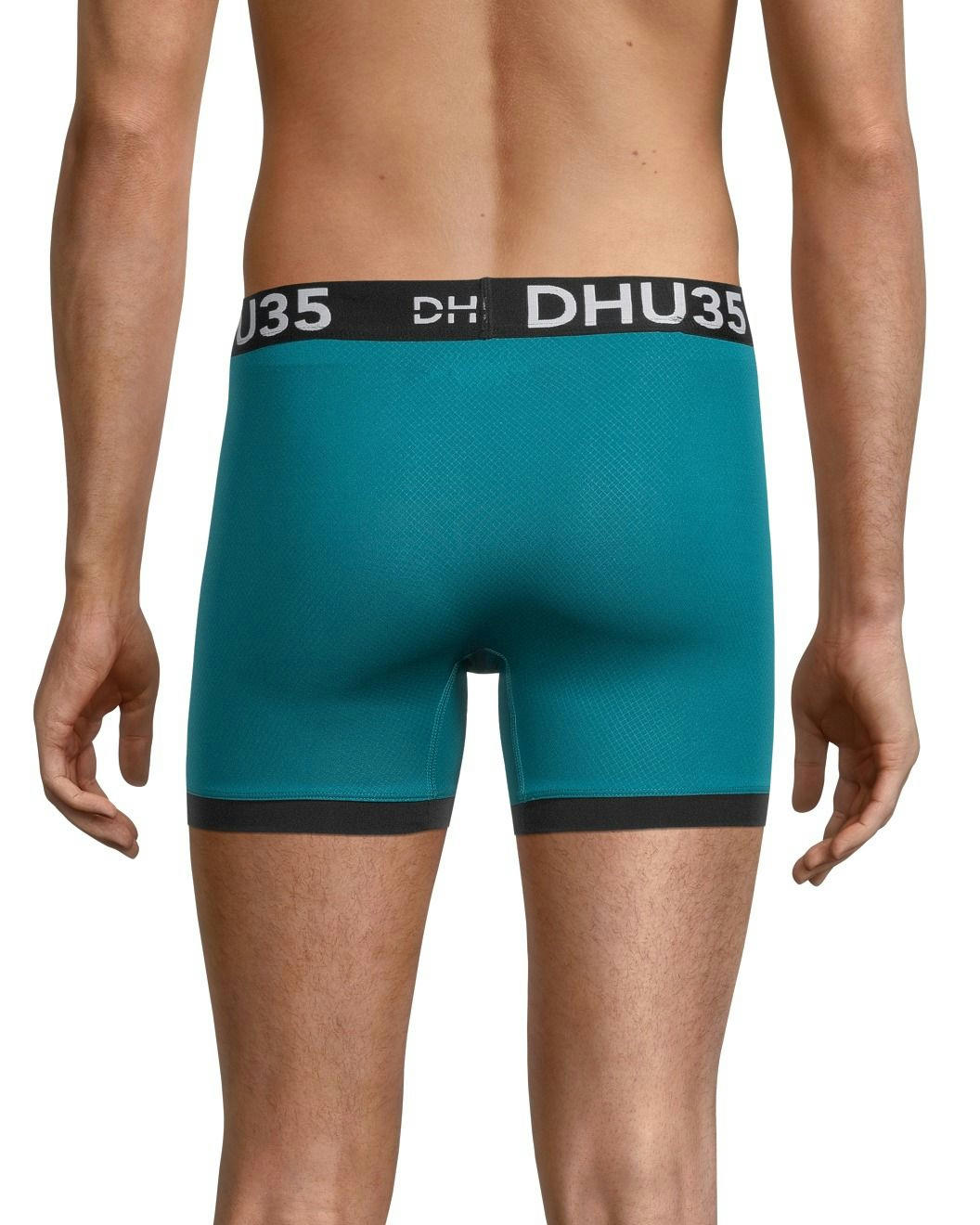 Denver Hayes Men's 3 Pack Fashion Microfiber Heat Press Boxer Briefs