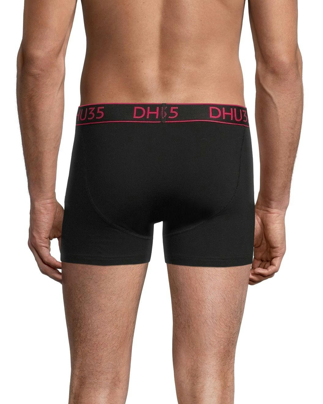 Denver Hayes Men's 3 Pack Fashion Cotton Stretch Elastic Trunk Briefs Underwear