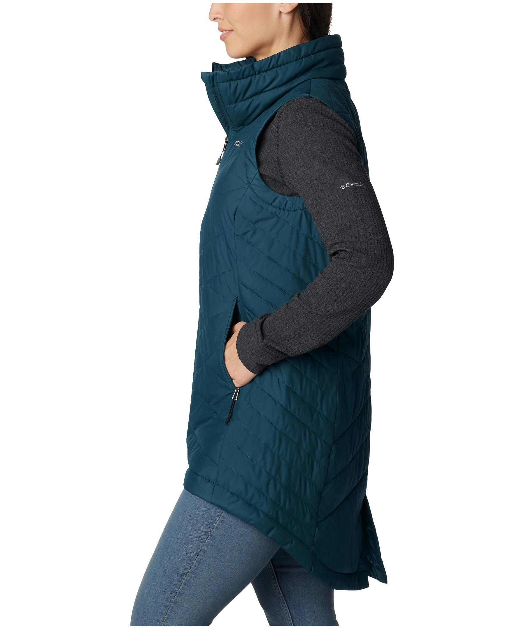 Columbia Women's Heavenly Vest, Insulated, Semi-Fitted, Winter, Long