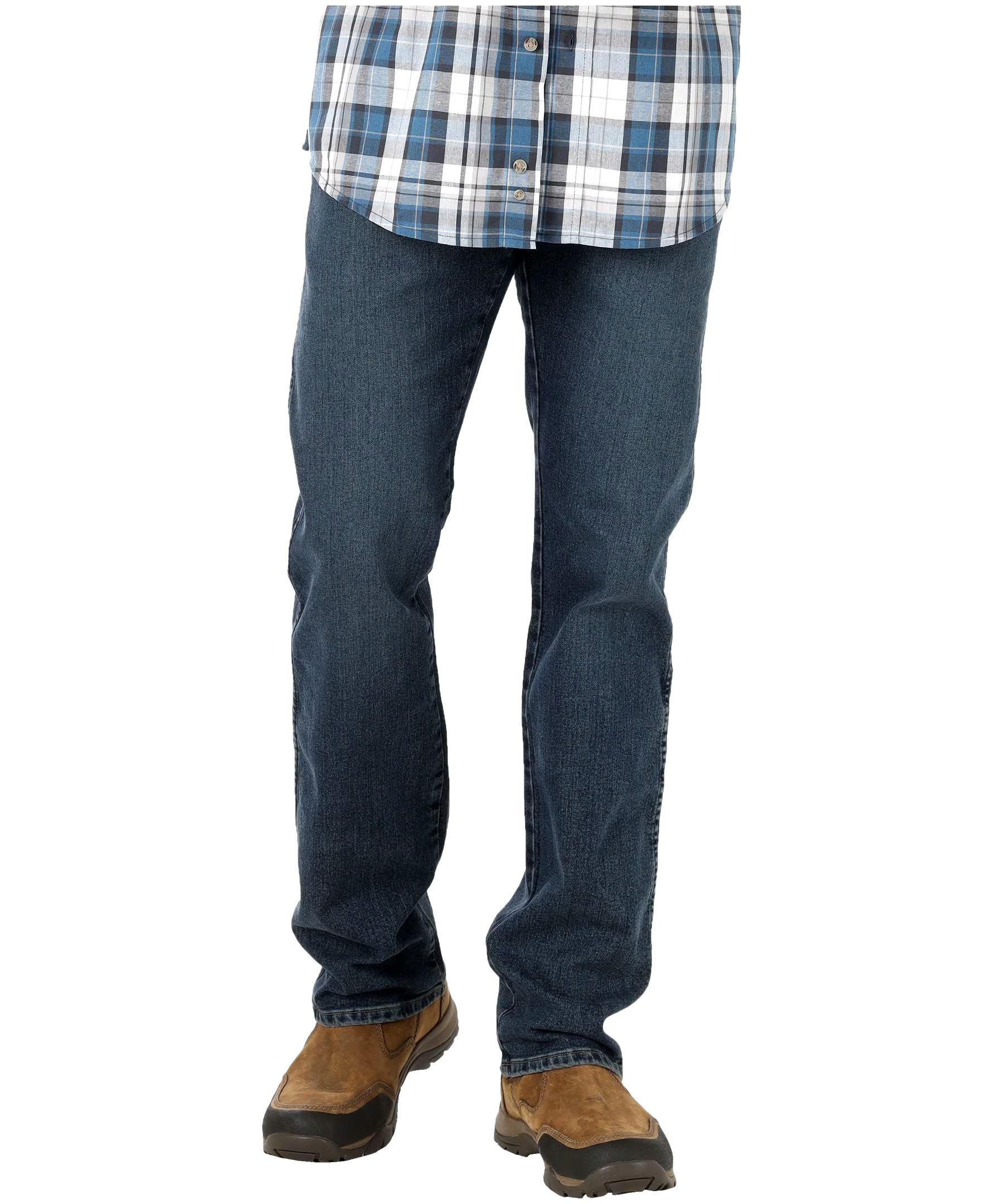 Wrangler Men's Essential Straight Leg Stretch Jeans