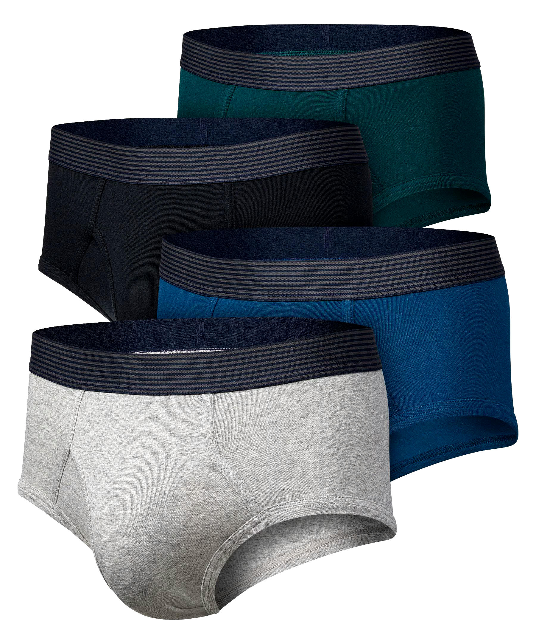 Denver Hayes Men's 4 Pack Classic Briefs
