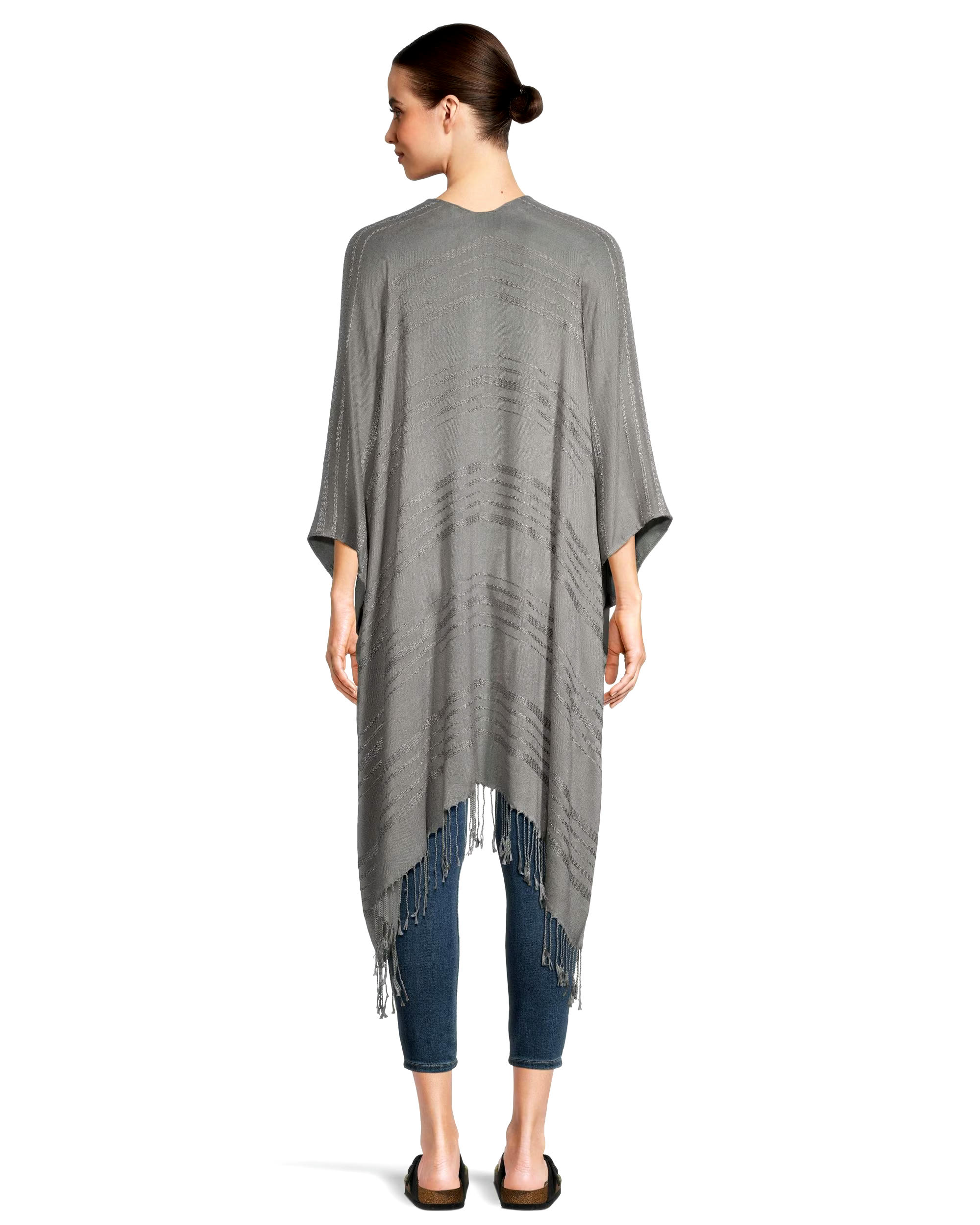 Denver Hayes Women's Lightweight Striped Ruana