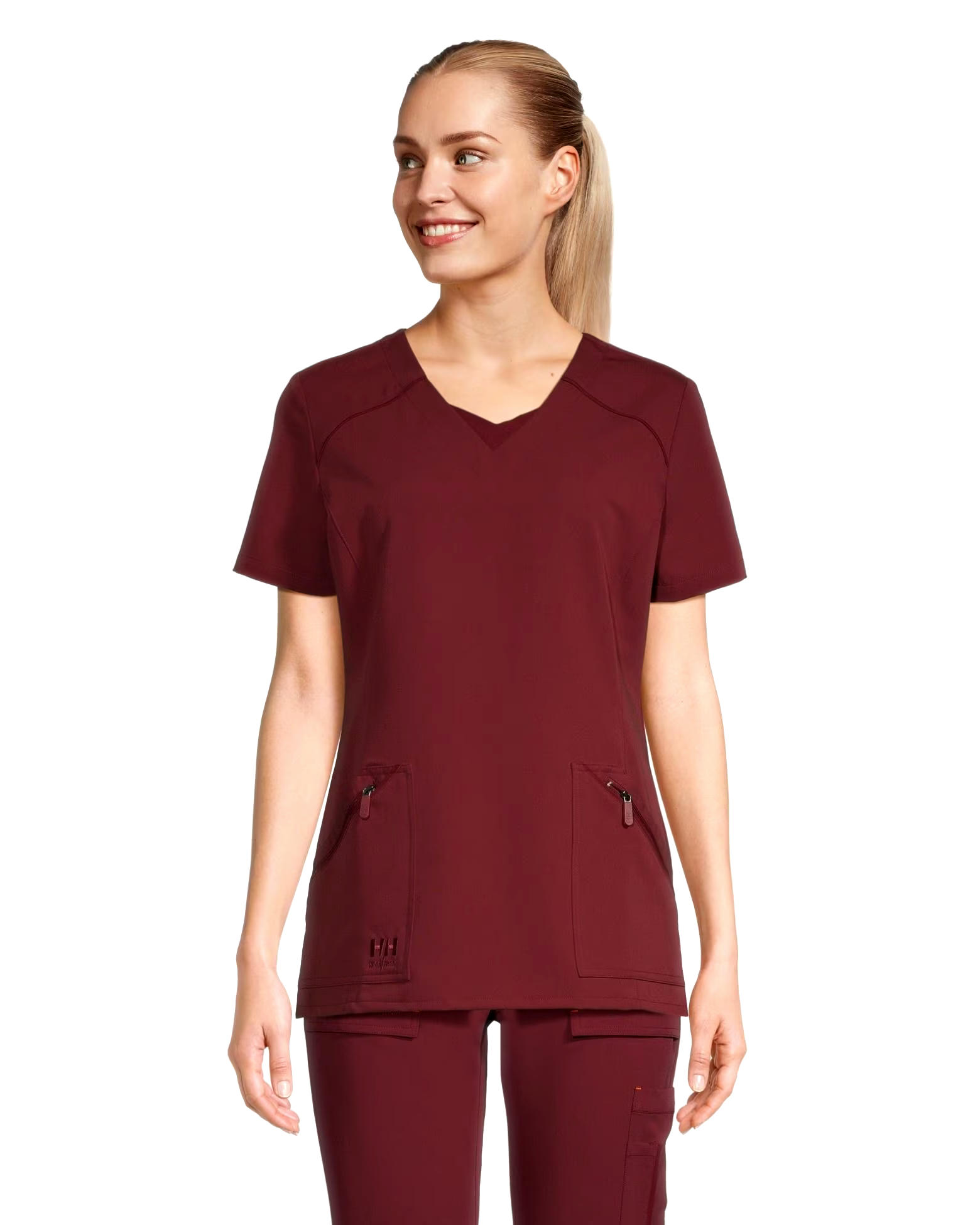 Helly Hansen Workwear Women's Fooler V-Neck Back Pleat Scrub Top