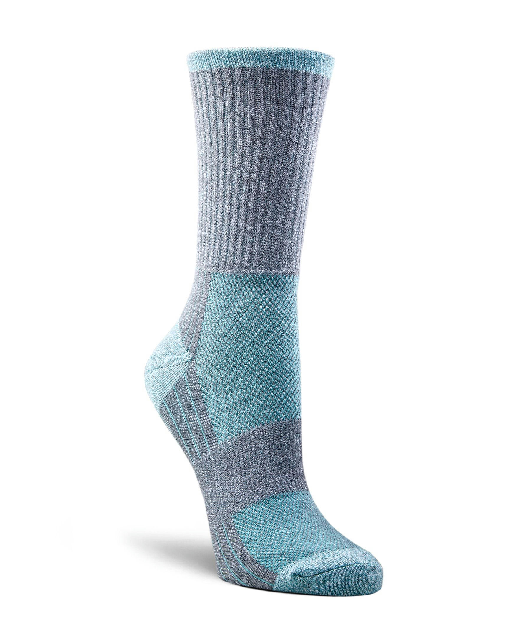 WindRiver Women's Double Layer Breathable Hiking Short Crew Socks