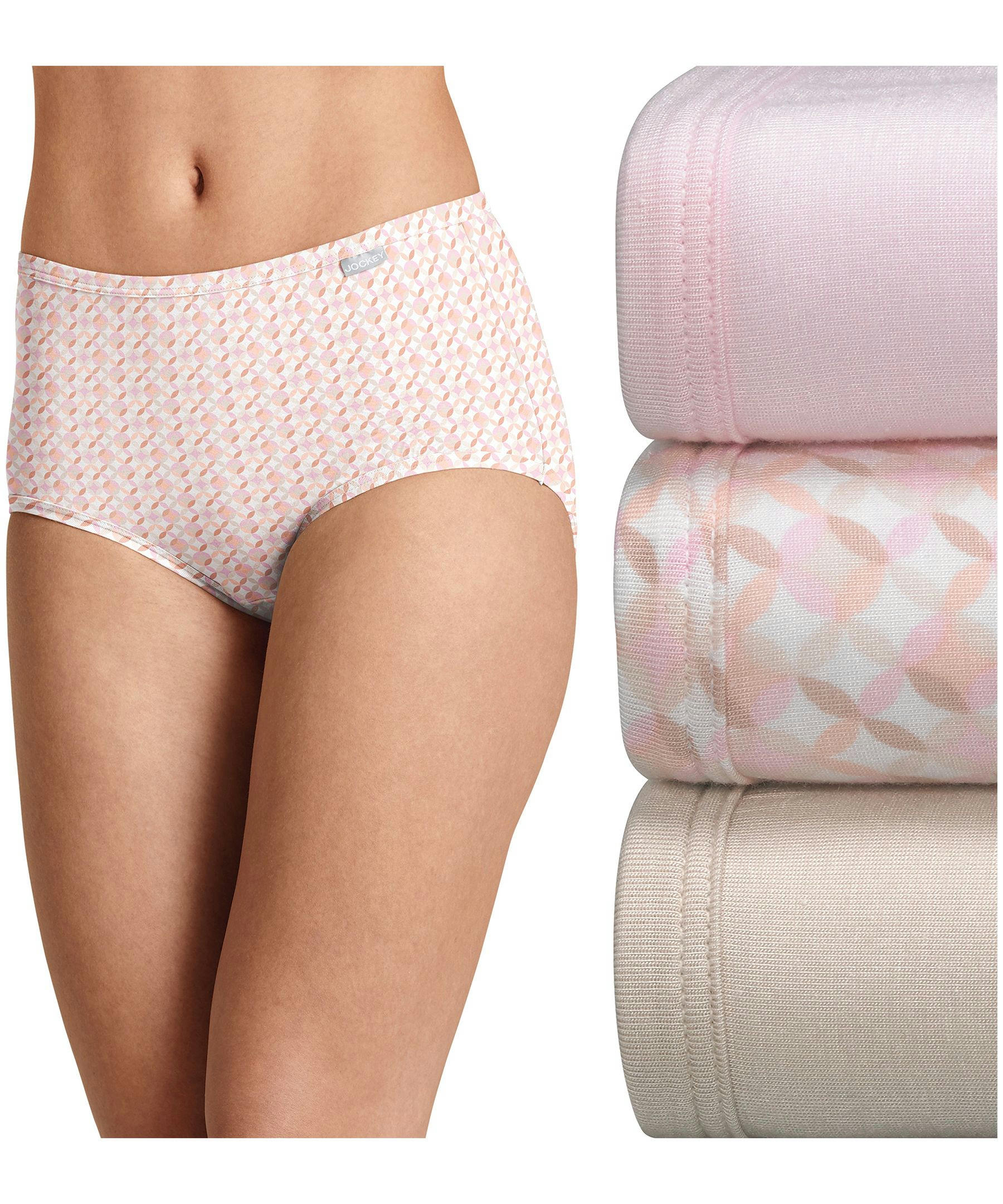 Jockey Women's 3 Pack Elance Supersoft Brief Underwear