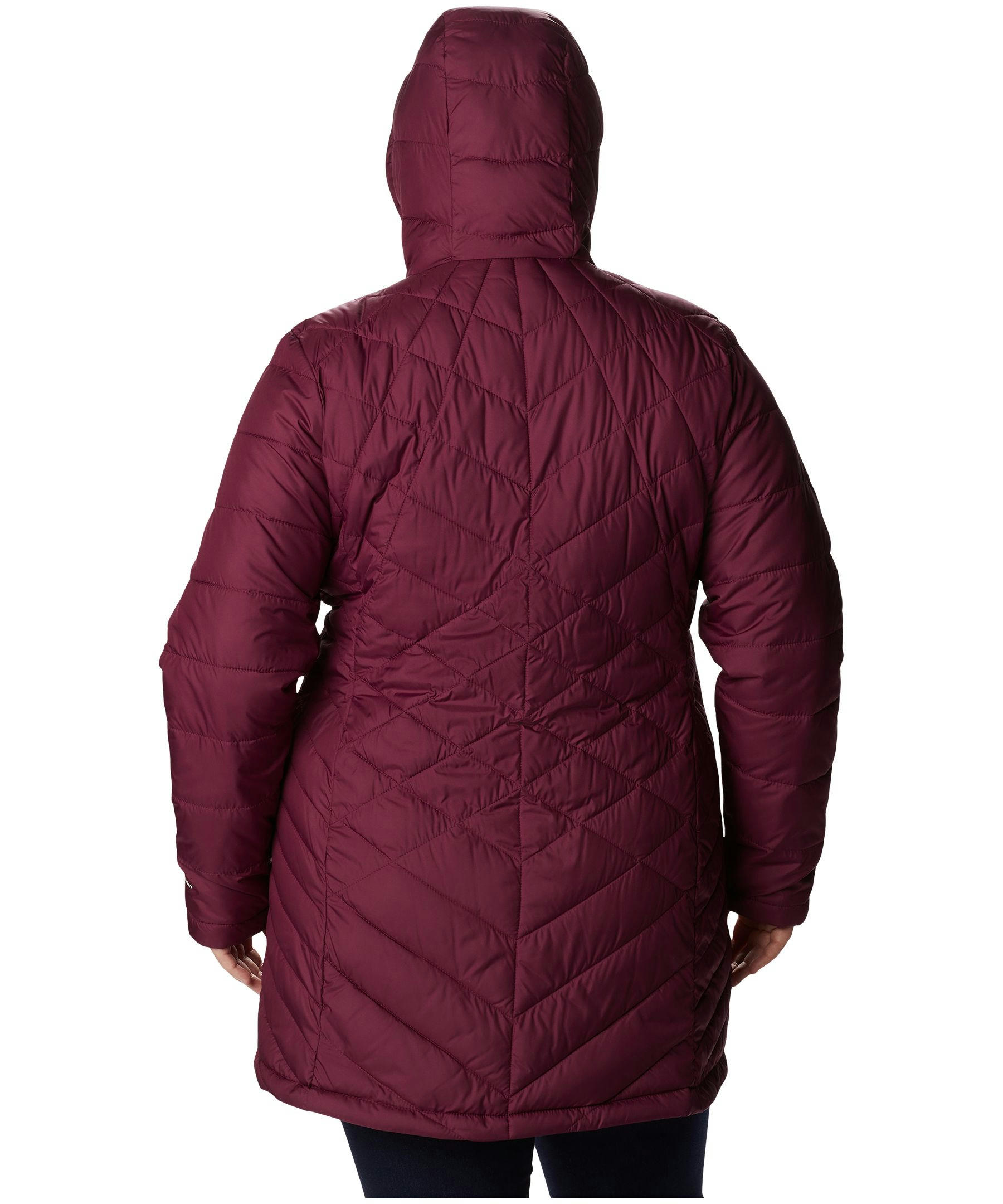 Columbia Women's Heavenly Omni-Heat Water Resistant Insulated Long Hooded Jacket