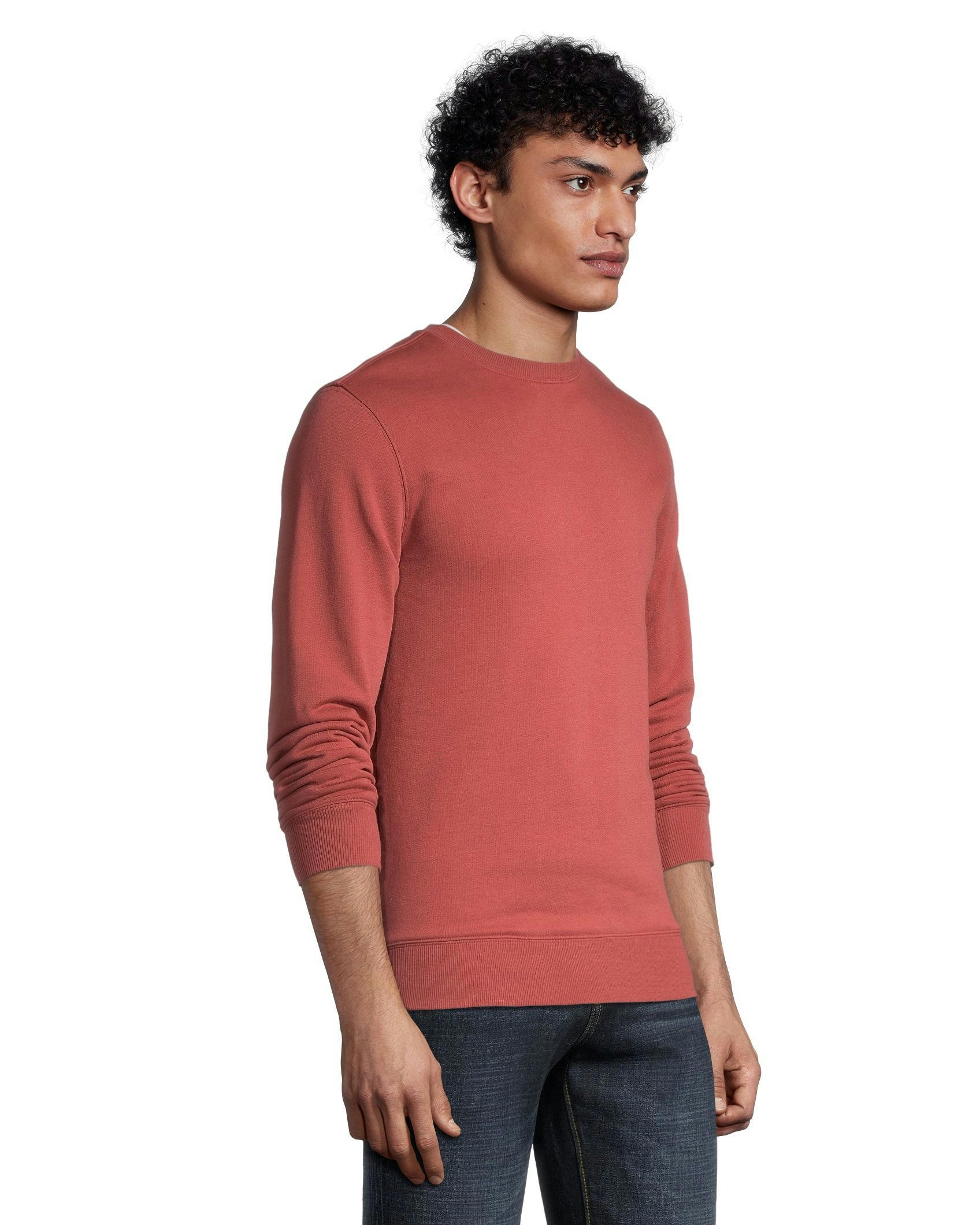 Denver Hayes Men's Basic Fleece Crewneck Sweatshirt