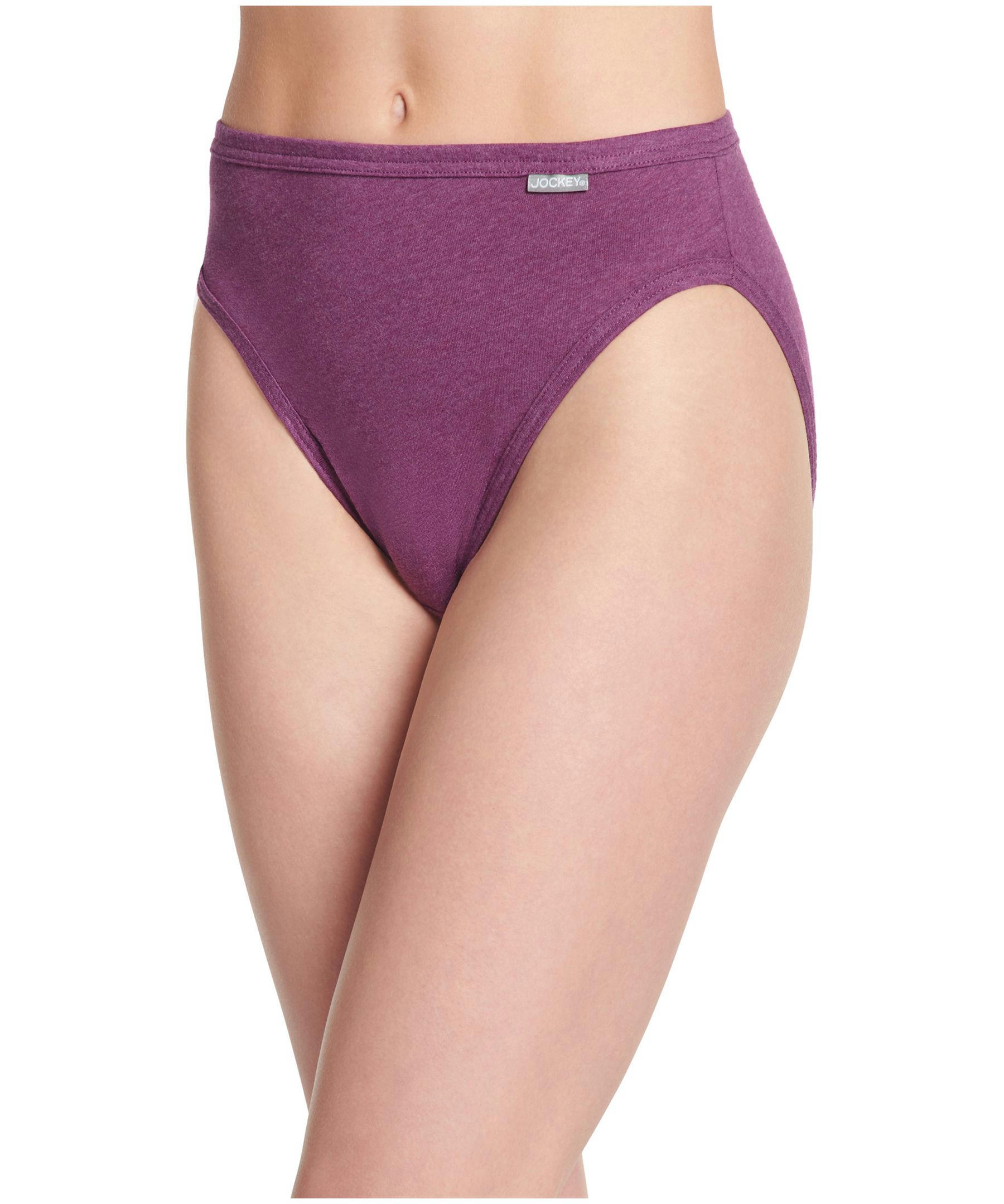 Jockey Women's 3 Pack Elance Basic Underwear French Cut Briefs