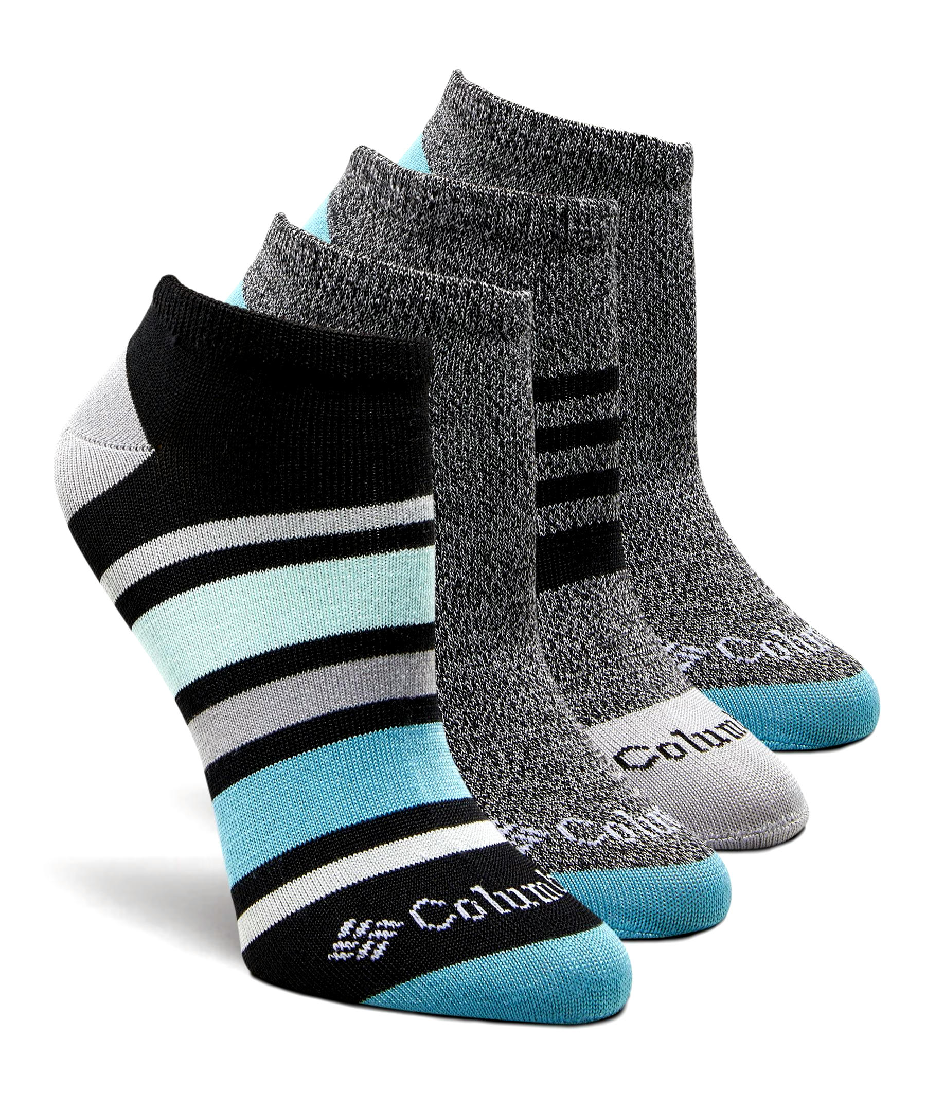 Women's 3+1 Pack Supersoft Colour Block No Show Socks