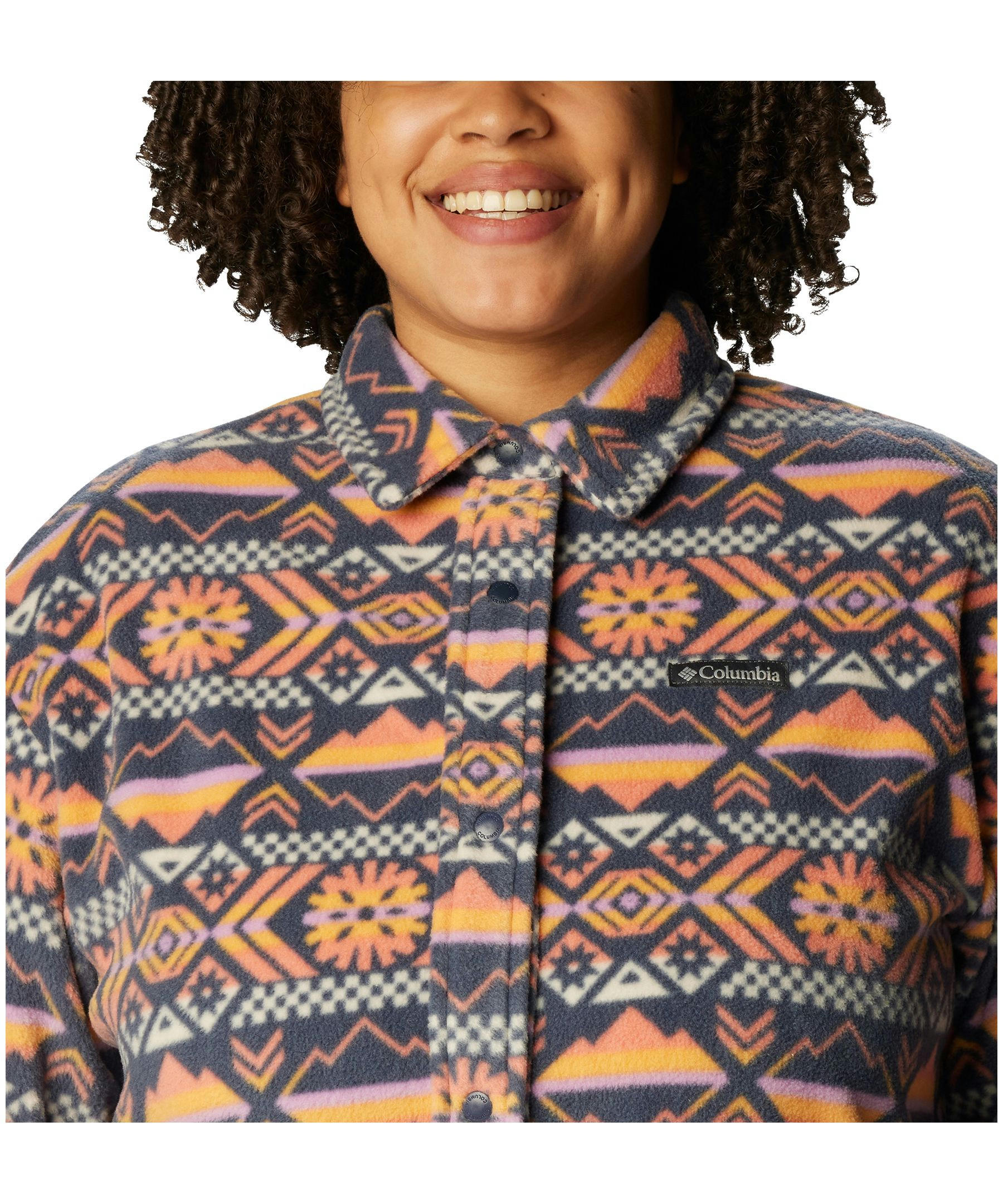 Columbia Women's Benton Springs Fleece Shacket - Plus Size