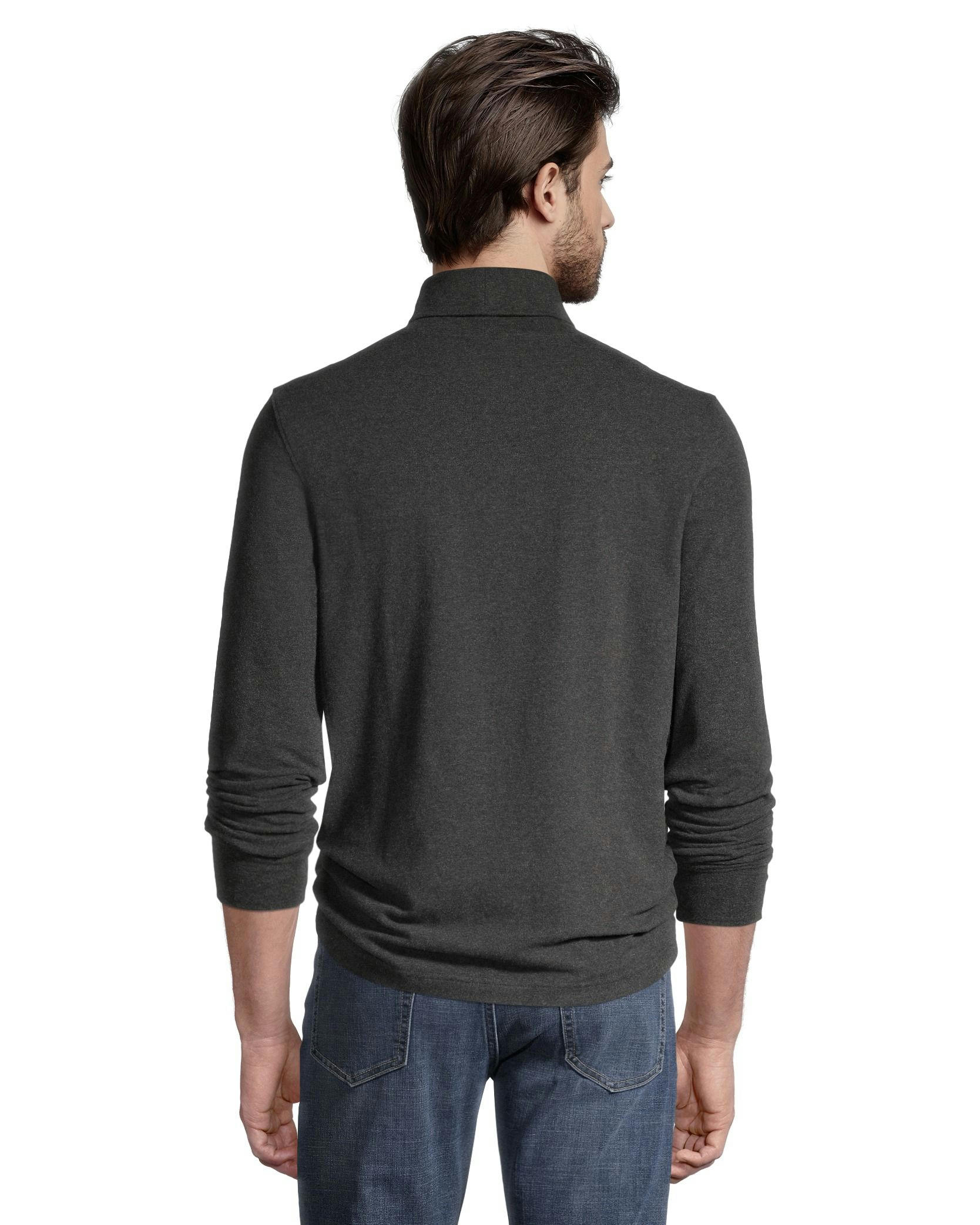 Denver Hayes Men's Modern Fit Long Sleeve Turtleneck