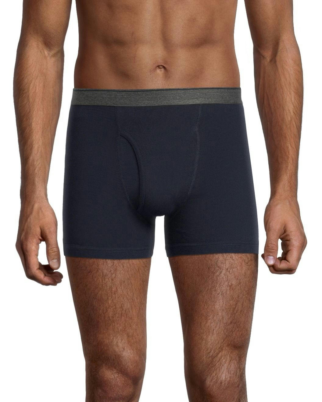 Denver Hayes Men's 3 Pack Solid Boxer Briefs