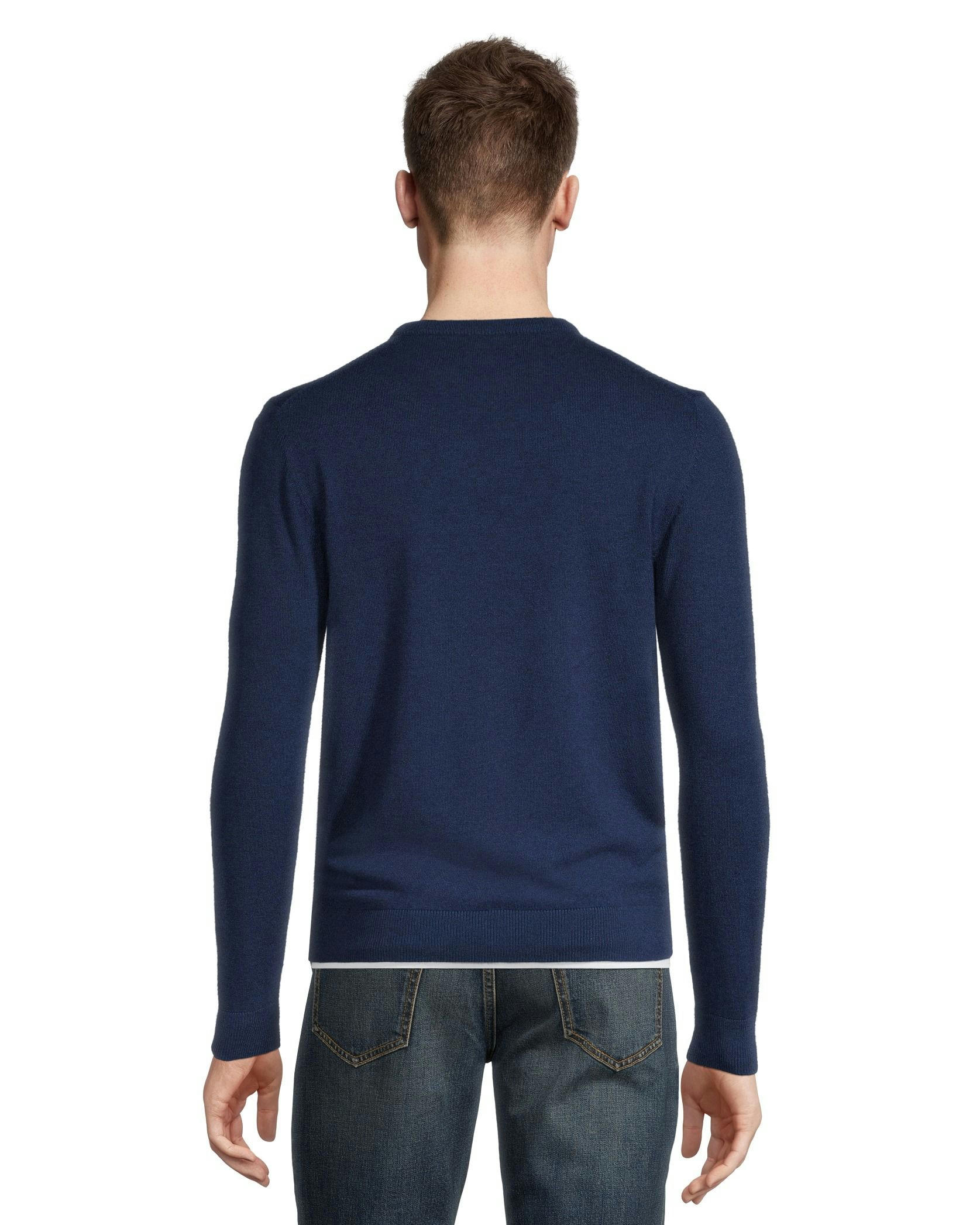 Denver Hayes Men's Cashmere Merino Crewneck Sweater