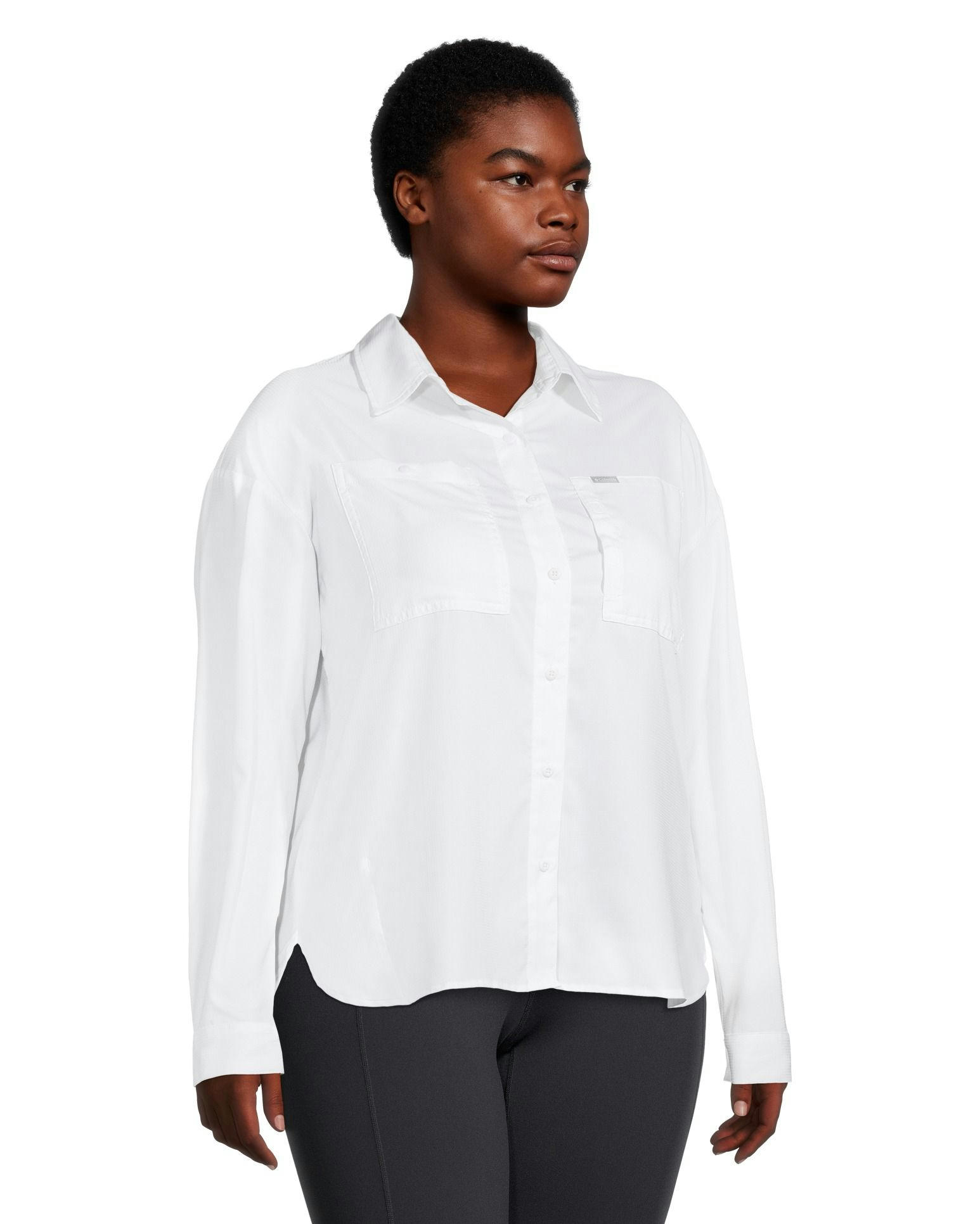 Columbia Women's Silver Ridge Omni-Shade Long Sleeve Shirt - Plus Size