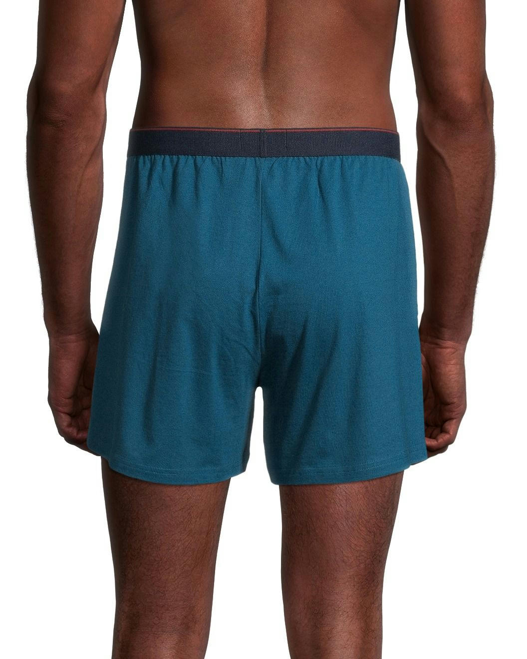 Denver Hayes Men's 2 Pack Yarn Dye Loose Fit Boxer Briefs