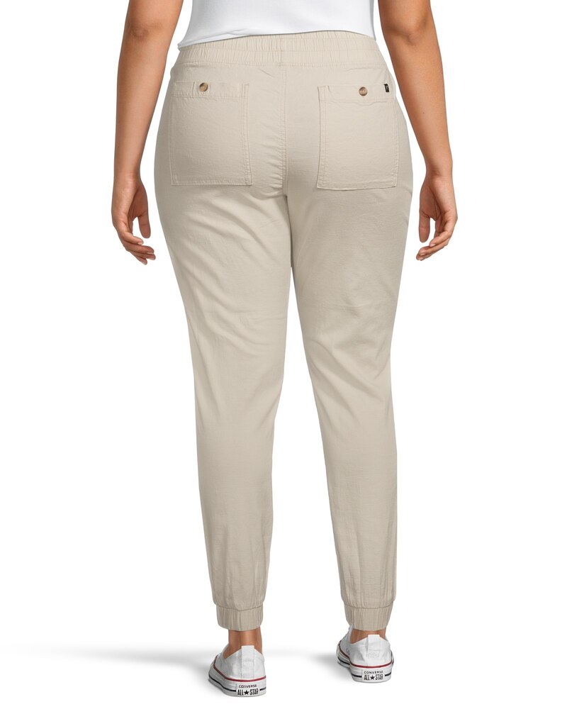 Denver Hayes Women's Linen High Rise Jogger Pants