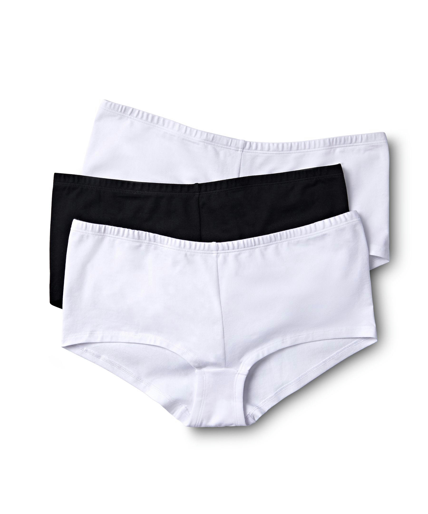 Denver Hayes Women's 3 Pack Cotton Stretch Boyshort Underwear