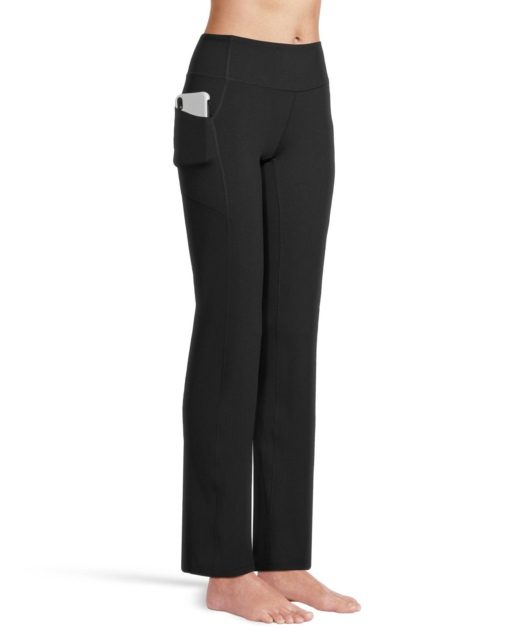 Shambhala Women's Live-In Comfort FreshTech Comfort Dry Mid Rise Straight Leg Pants