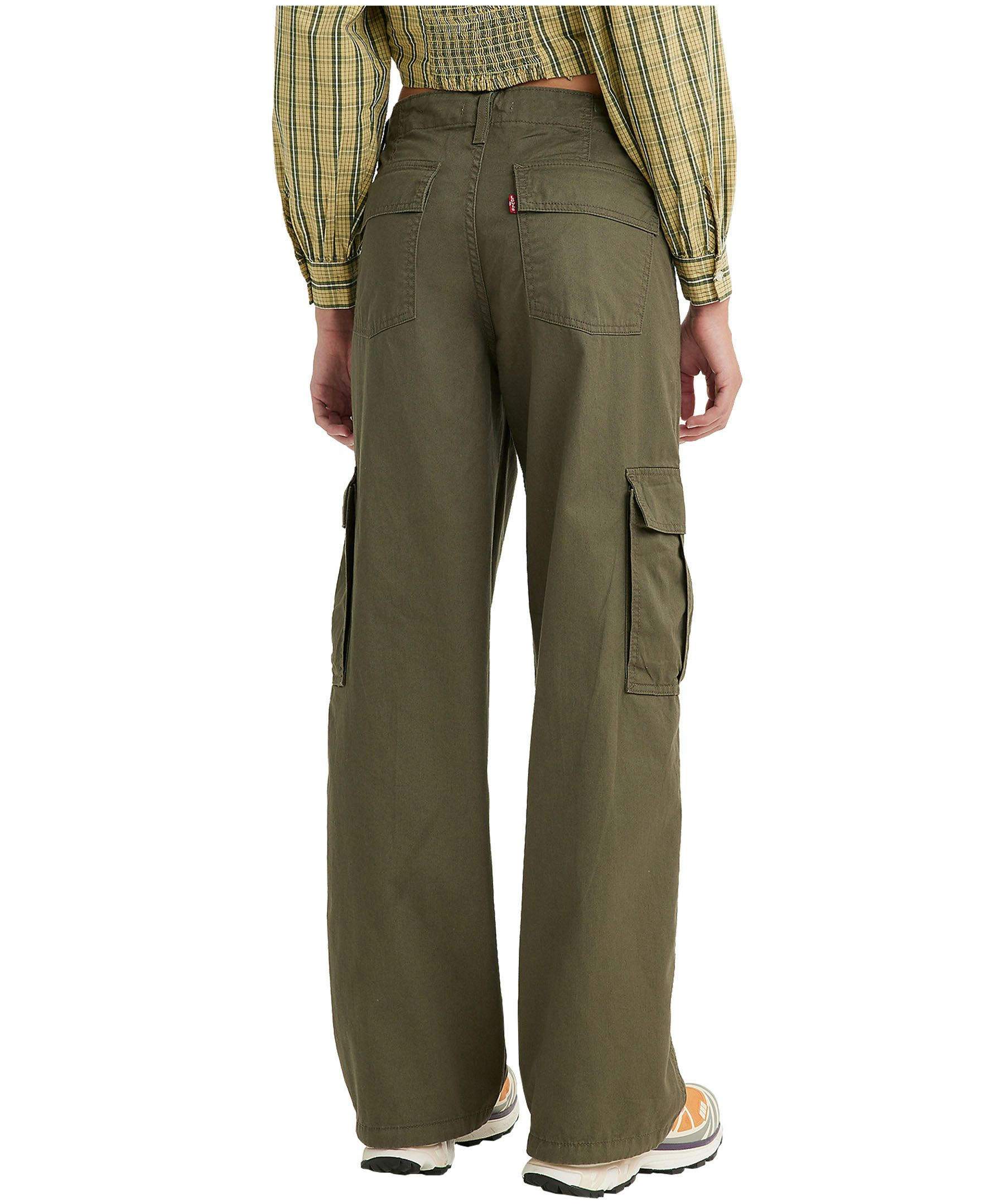 Levi's Women's '94 Baggy High Rise Straight Leg Cargo Pants - Green