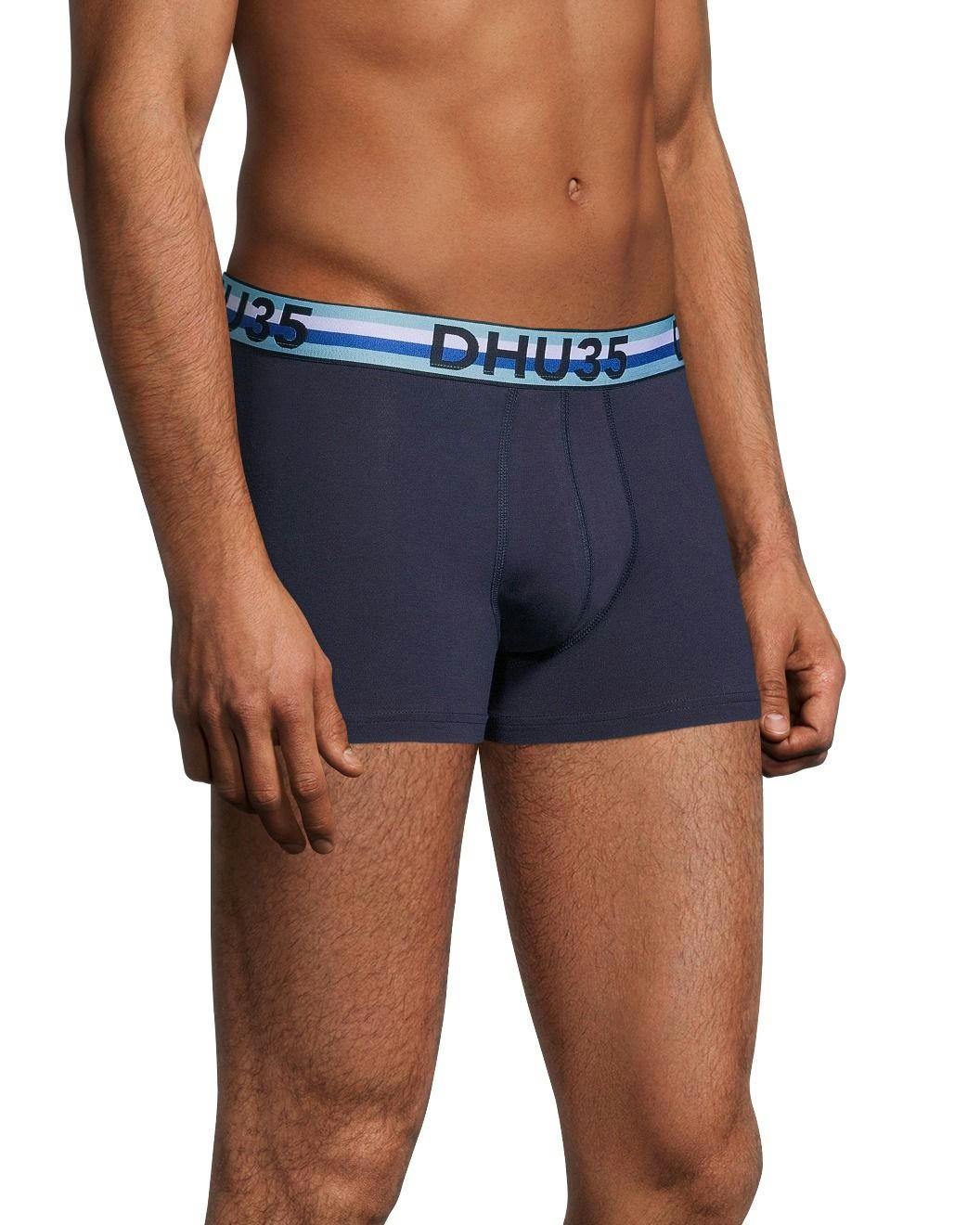 Denver Hayes Men's 3 Pack Fashion Cotton Stretch Elastic BOXER Brief Underwear