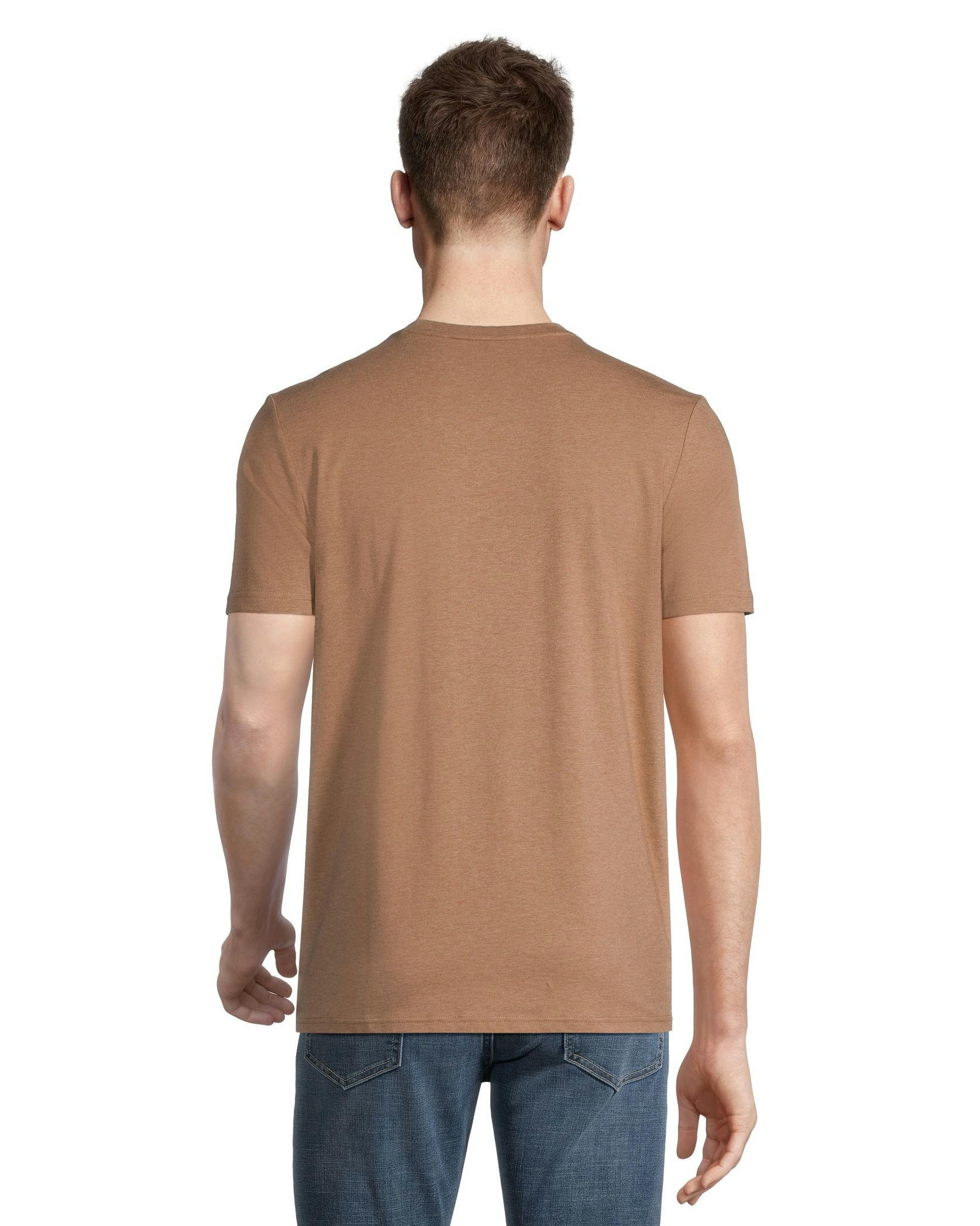 Denver Hayes Men's Stretch Modern Fit Crewneck T-Shirt