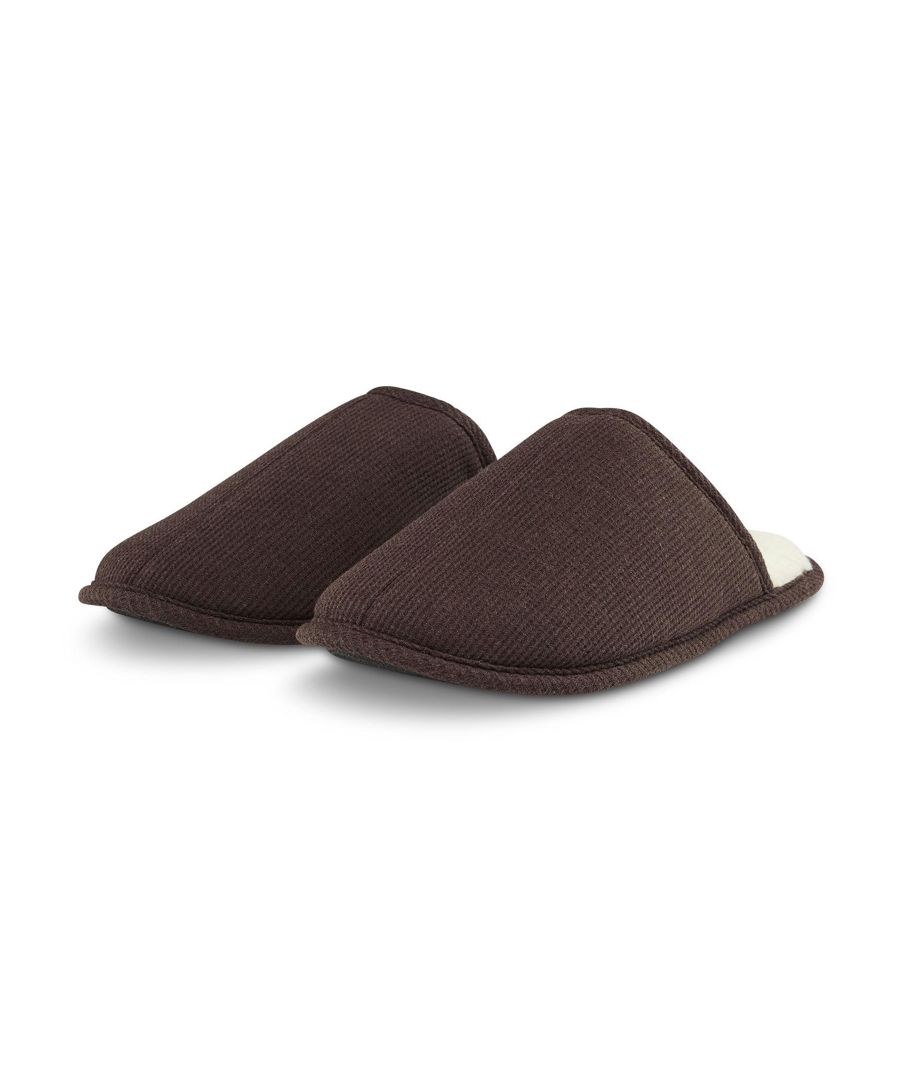 WindRiver Men's Woven Memory Foam Scuff Slipper