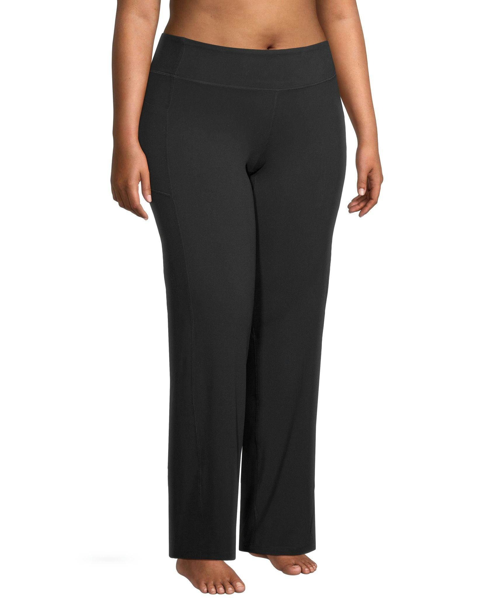 Shambhala Women's Live-In Comfort FreshTech Comfort Dry Mid Rise Straight Leg Pants