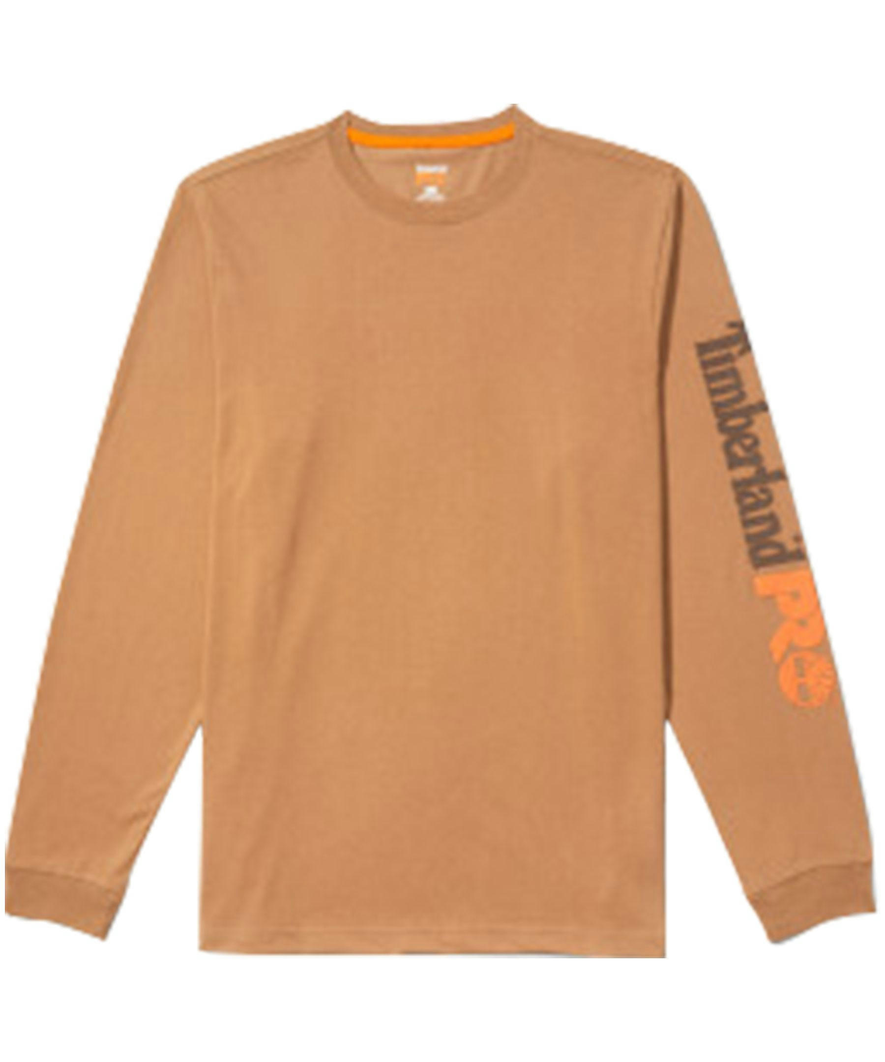 Timberland PRO Men's Long Sleeve Base Plate Logo Crewneck T Shirt