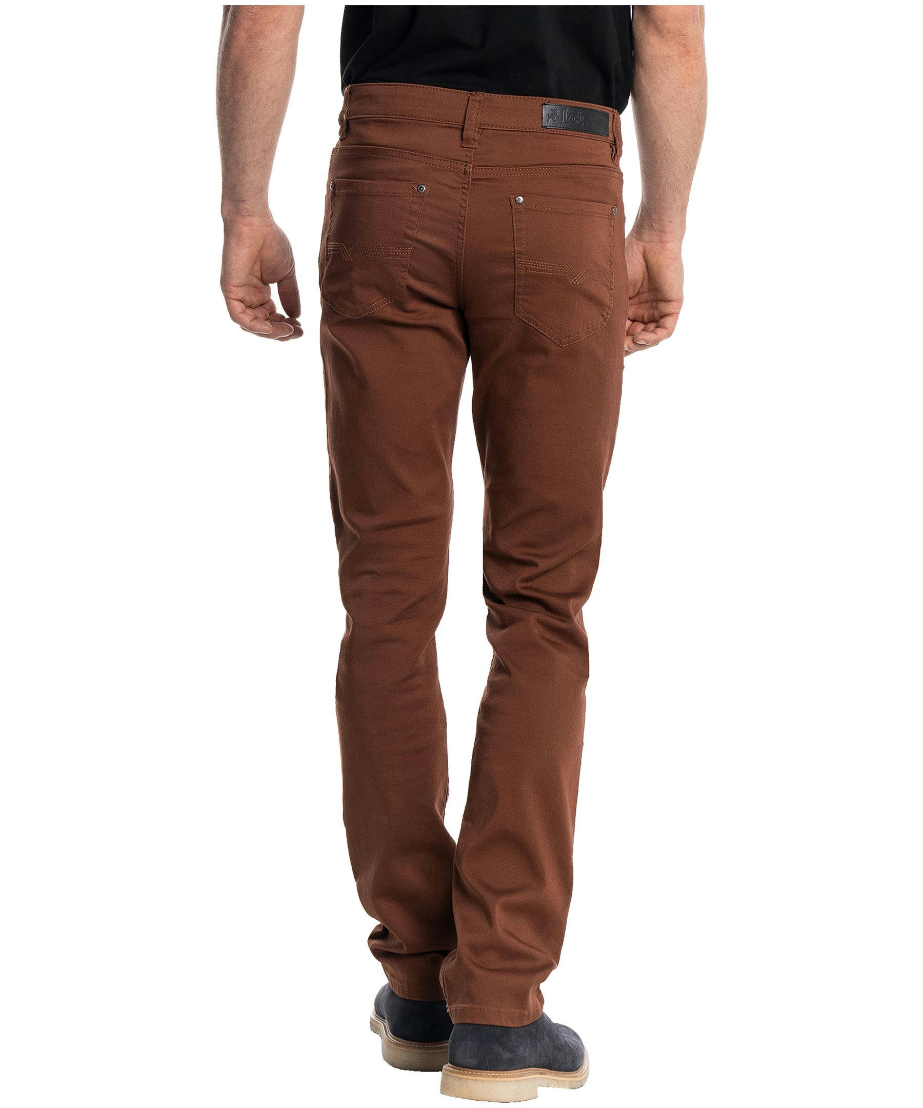 Lois Men's Brad Slim High Rise Straight Leg Stretch Pants