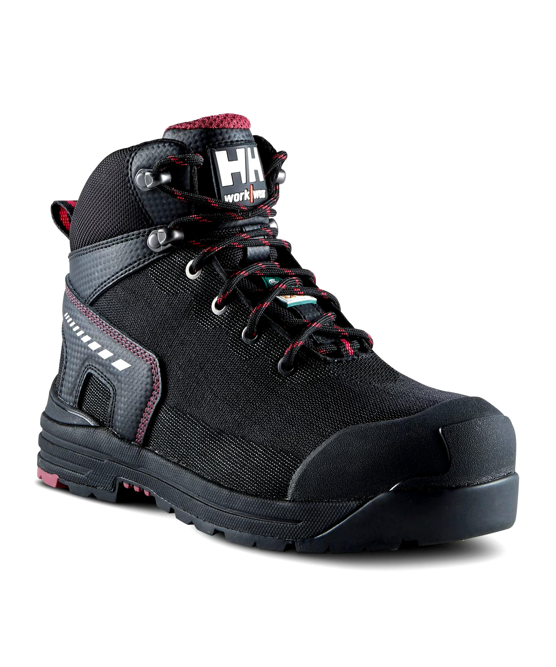 Helly Hansen Workwear Women's High Abrasion 6 Inch Aluminum Toe Composite Plate Work Boots - Black