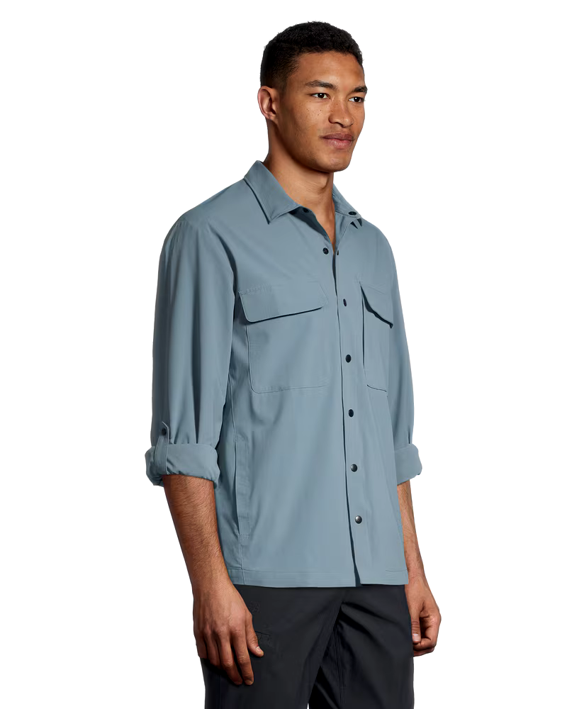 WindRiver Men's Modern Fit Long Sleeve Tick & Mosquito Repellent Shirt