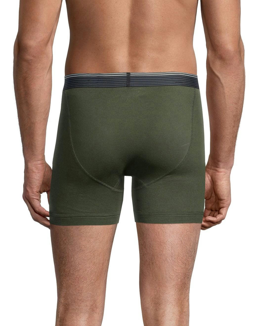 Denver Hayes Men's 4 Pack Classic Boxer Briefs Underwear