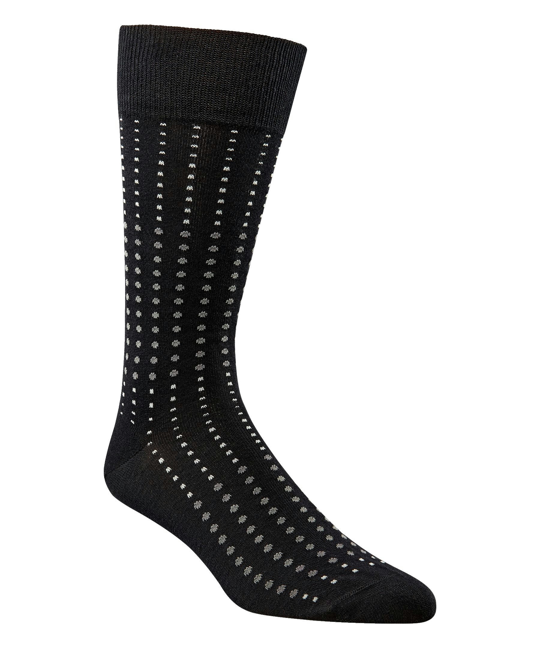 Denver Hayes Men's Novelty Pattern Casual Crew Socks