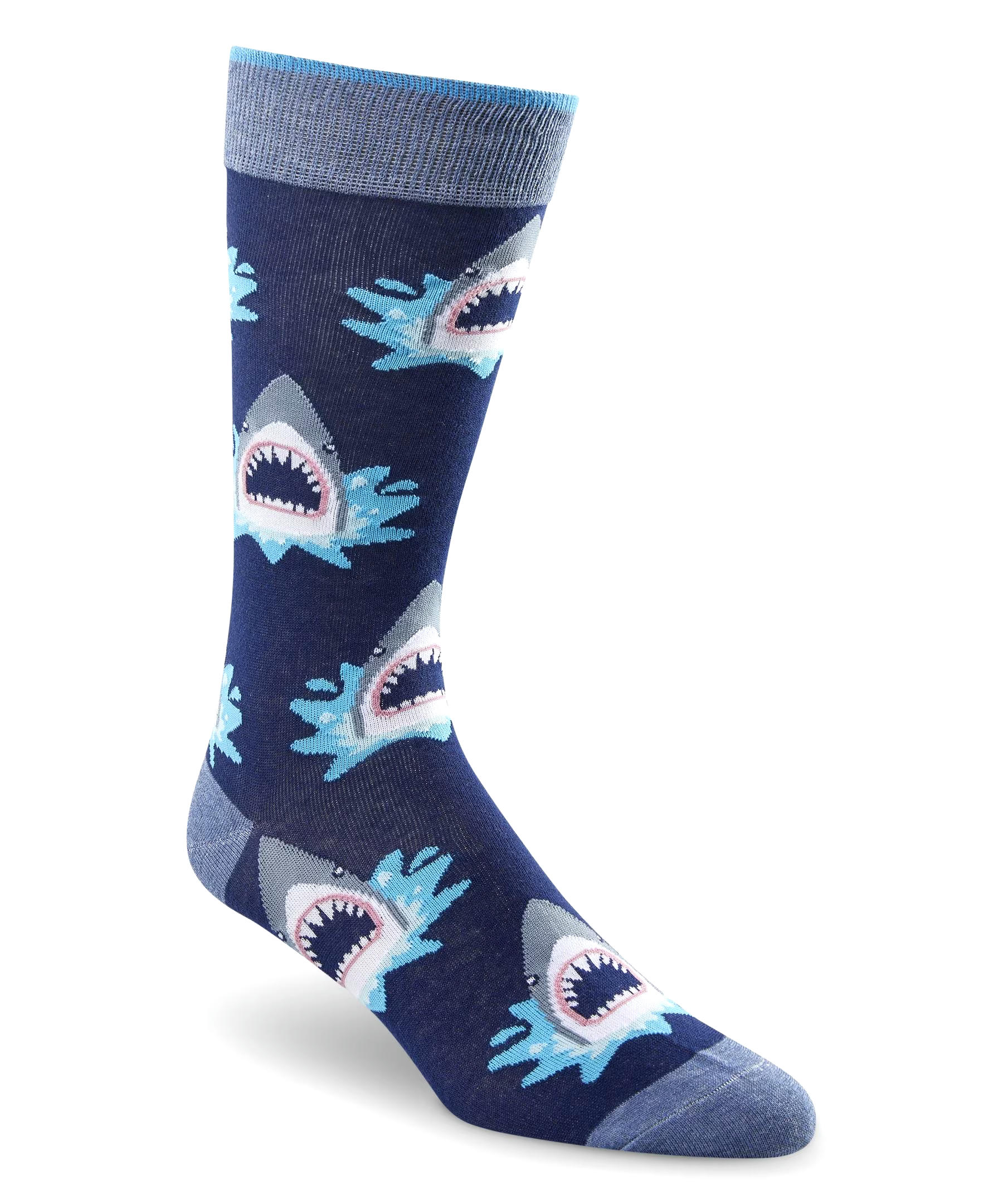 Denver Hayes Men's FRESHTECH® Animal Pattern Casual Crew Socks
