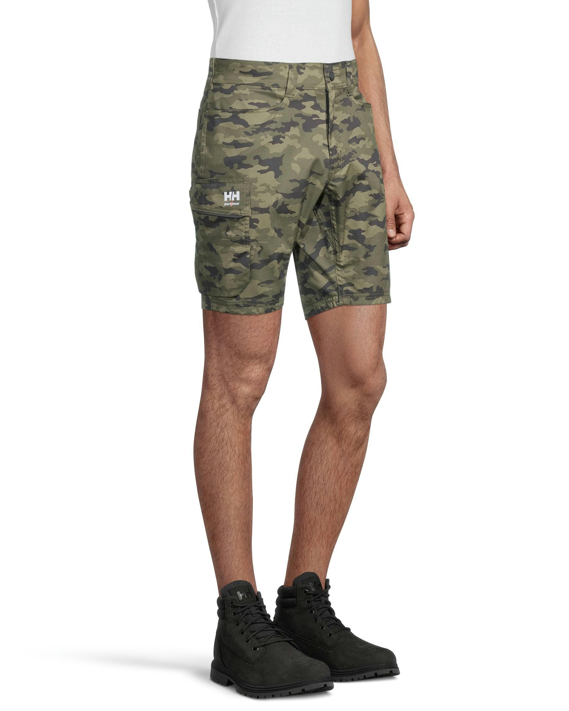 Helly Hansen Workwear Men's Manchester Mechanical Stretch Camo Work Shorts