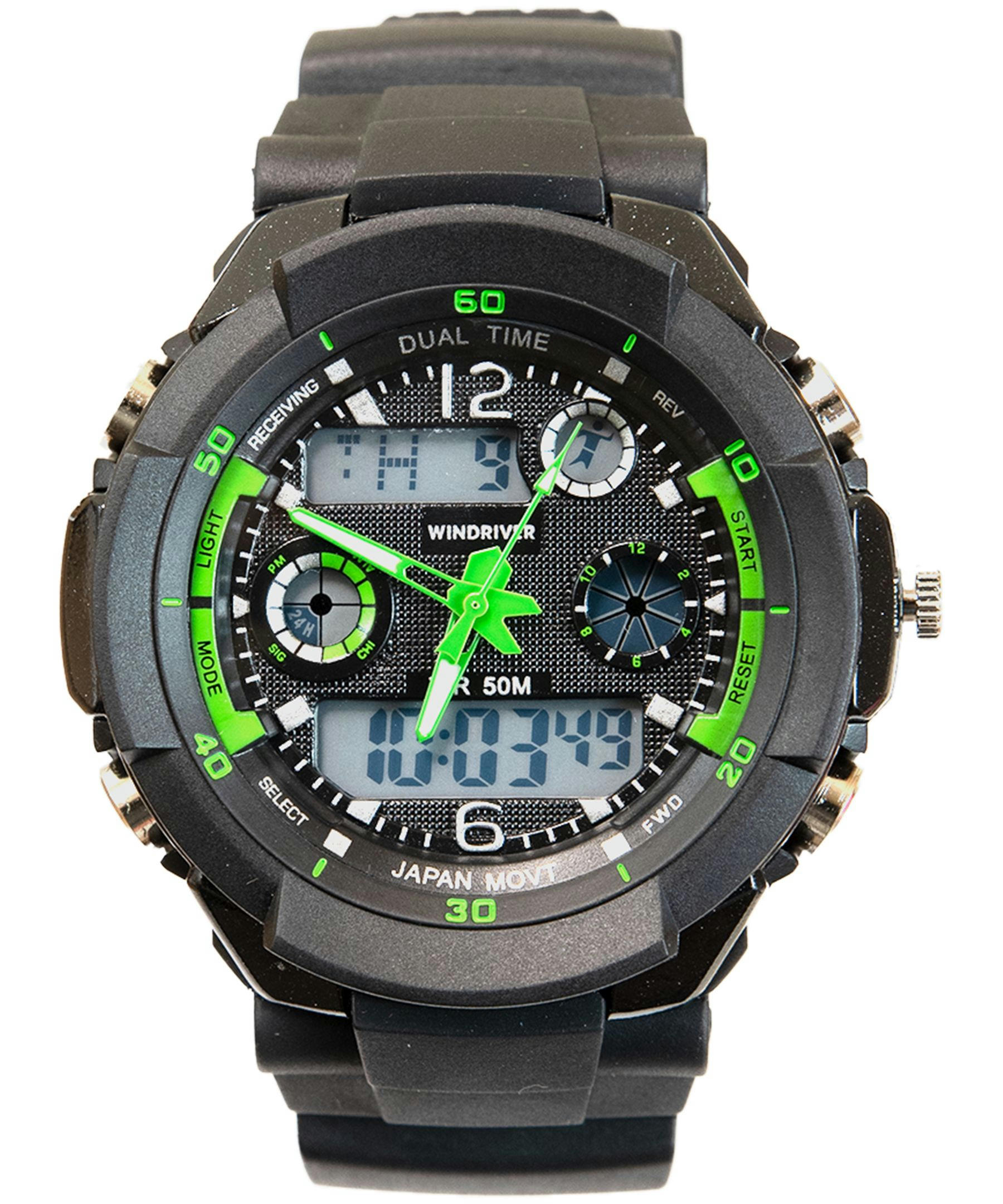 WindRiver Analogue Digital Water Resistant Watch