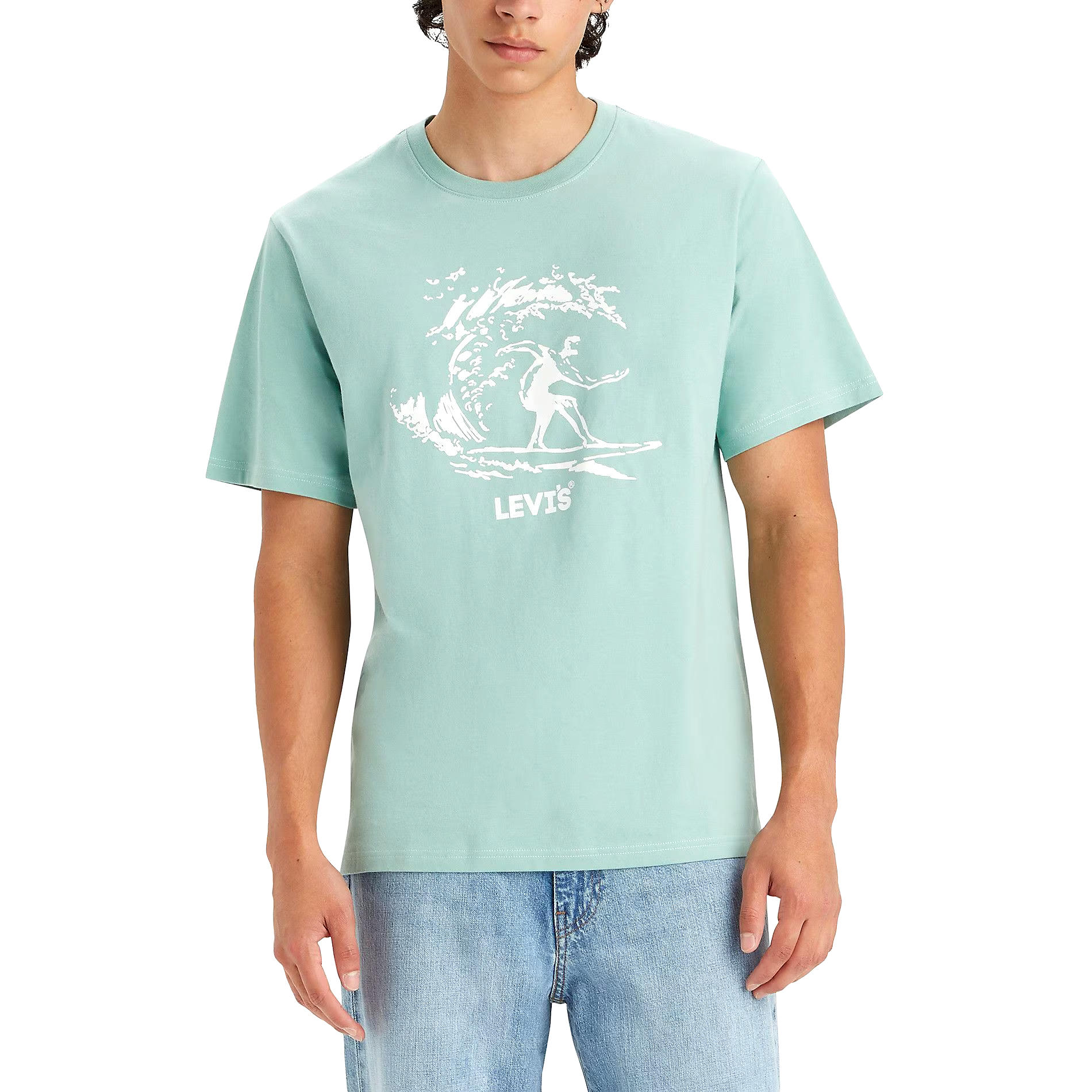 Levi's Men's Surf Graphic Cotton T Shirt
