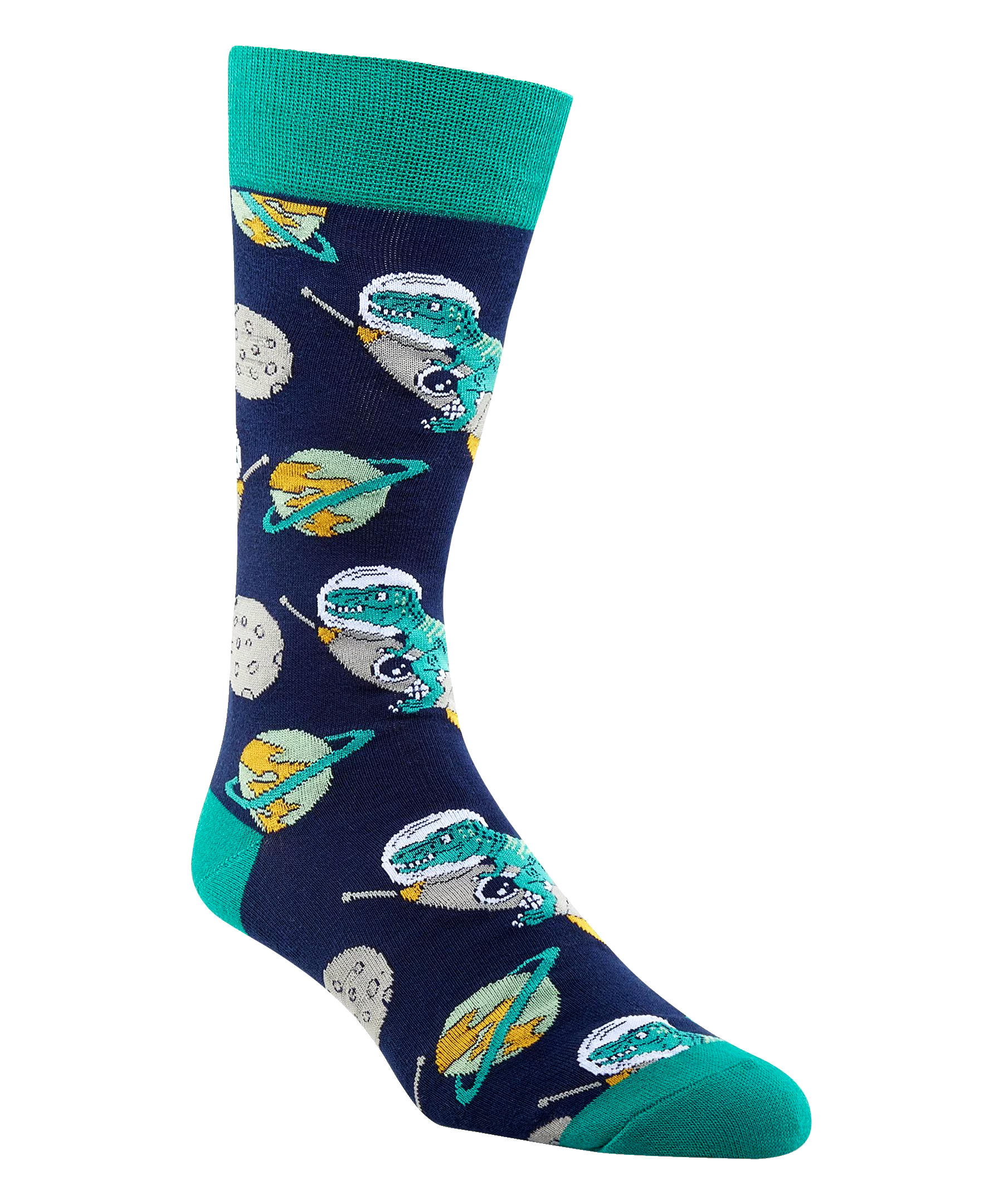 Denver Hayes Men's Novelty Pattern Crew Socks