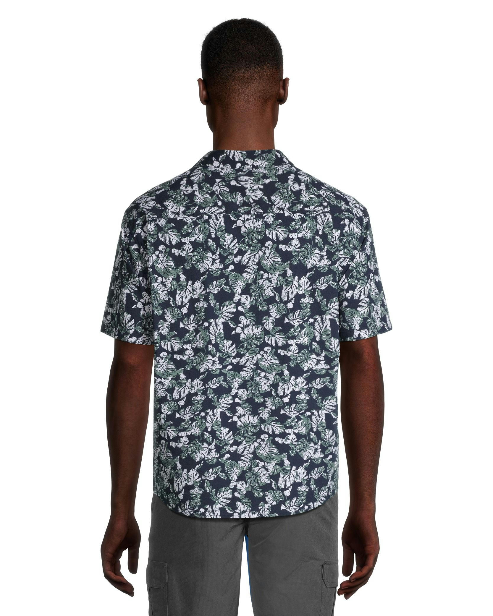 FarWest Men's AOP Modern Fit Stretch Shirt