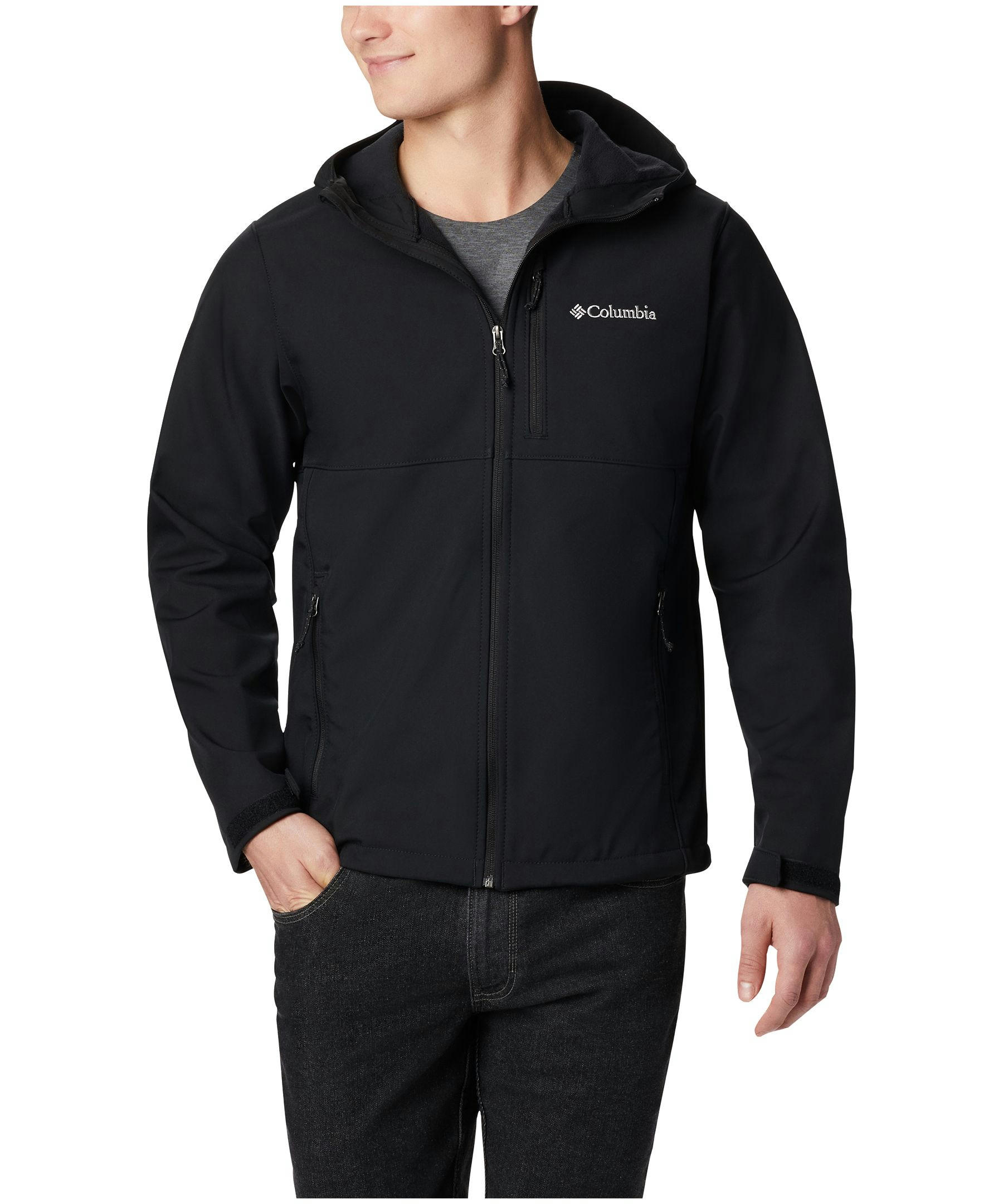 Columbia Men's Ascender Wind And Water Resistant Softshell Hooded Jacket