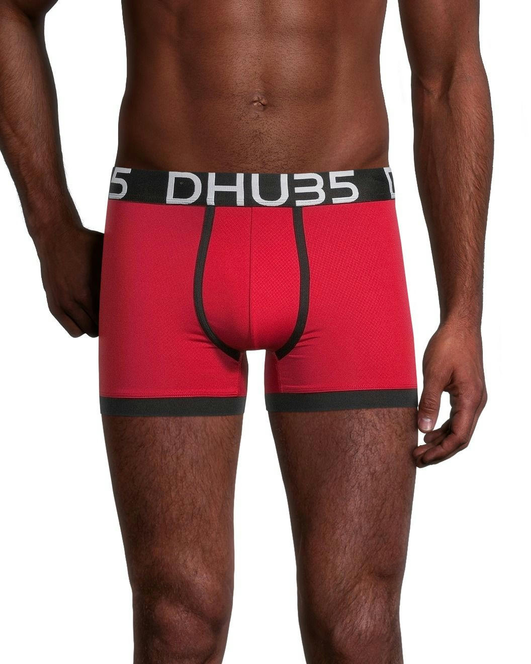 Denver Hayes Men's Microfibre Heat Press Fashion Trunk Briefs