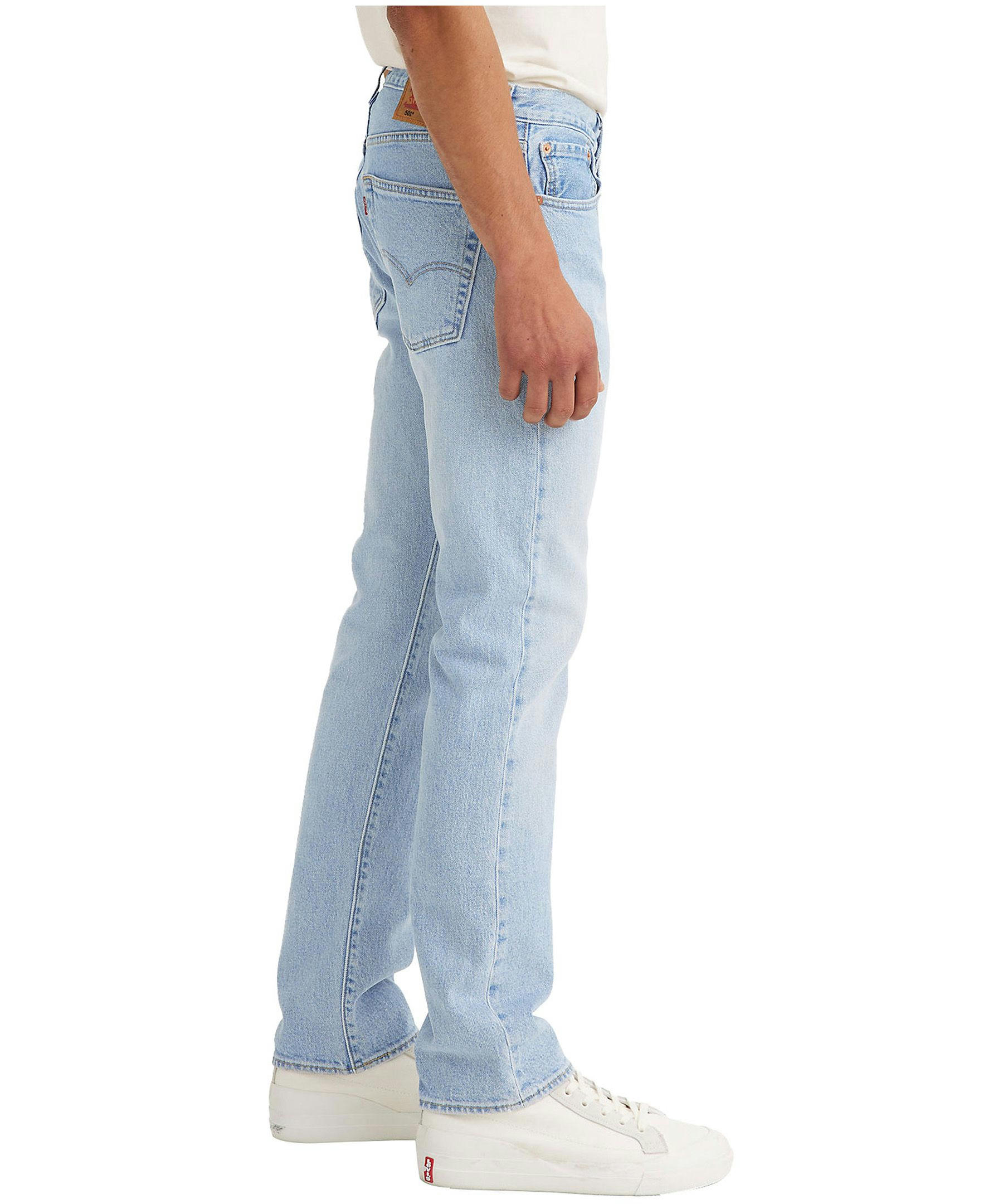 Levi's Men's 501 Mid Rise Straight Leg Button Fly Brooklyn Street Jeans